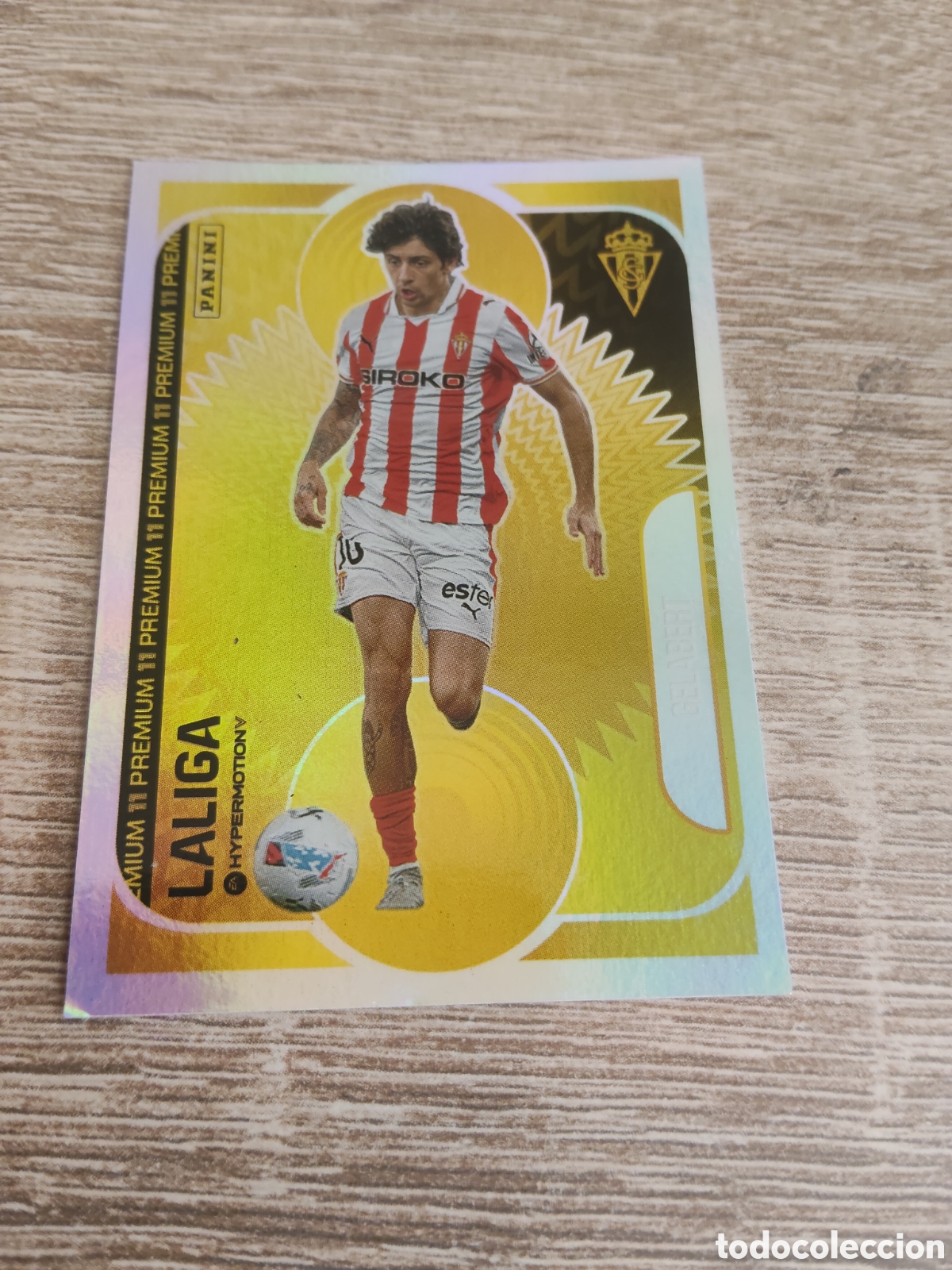 Cromos de F&uacute;tbol: Panini liga Hypermotion 2025 2026 25 26 Gelabert Sporting de Gij&oacute;n premium