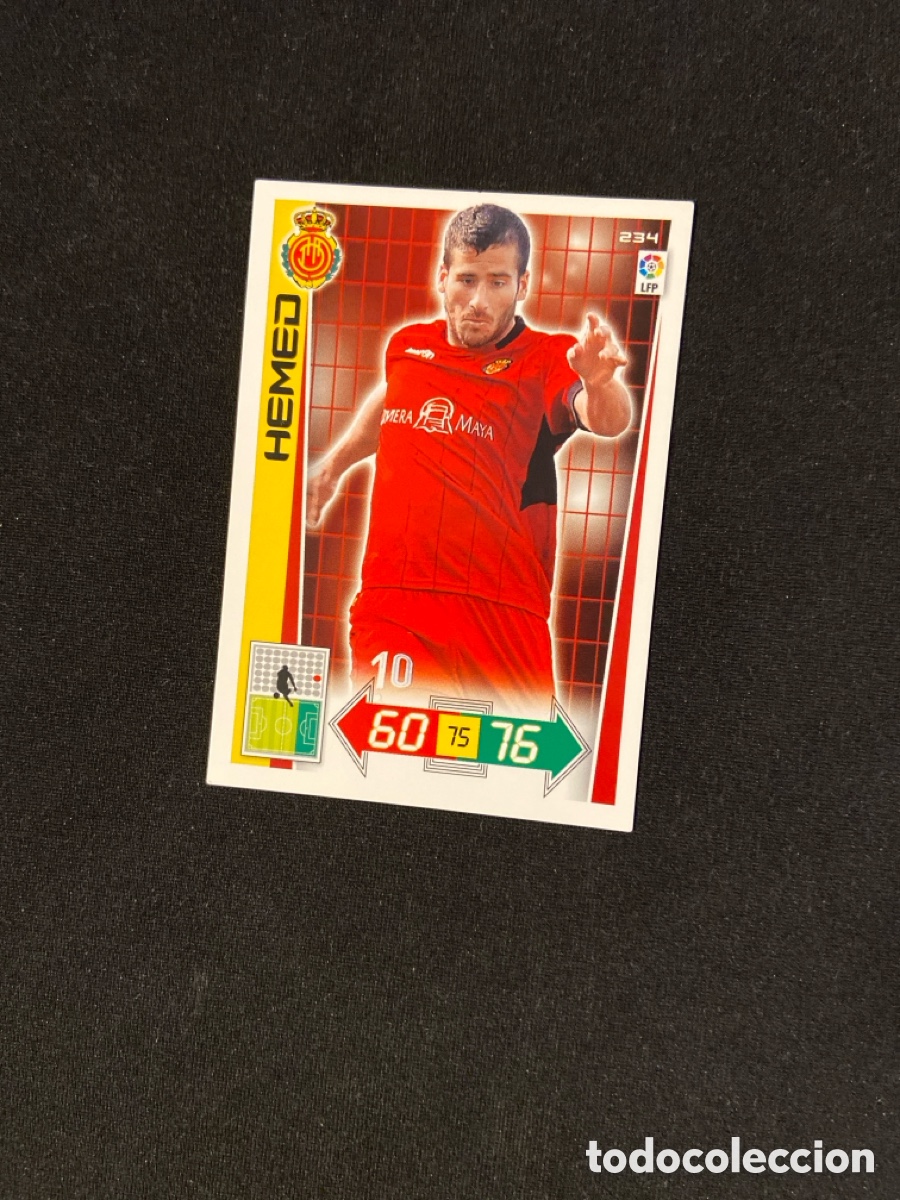 Cartes &agrave; collectionner de Football: HEMED 234 (MALLORCA) 2012-2013 12 13 ADRENALYN PANINI CROMO CARTA A-2