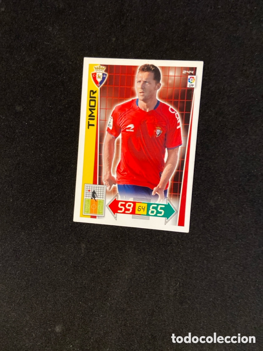 Fu&szlig;ball-Sticker: TIMOR 244 (OSASUNA) 2012-2013 12 13 ADRENALYN PANINI CROMO CARTA A-2