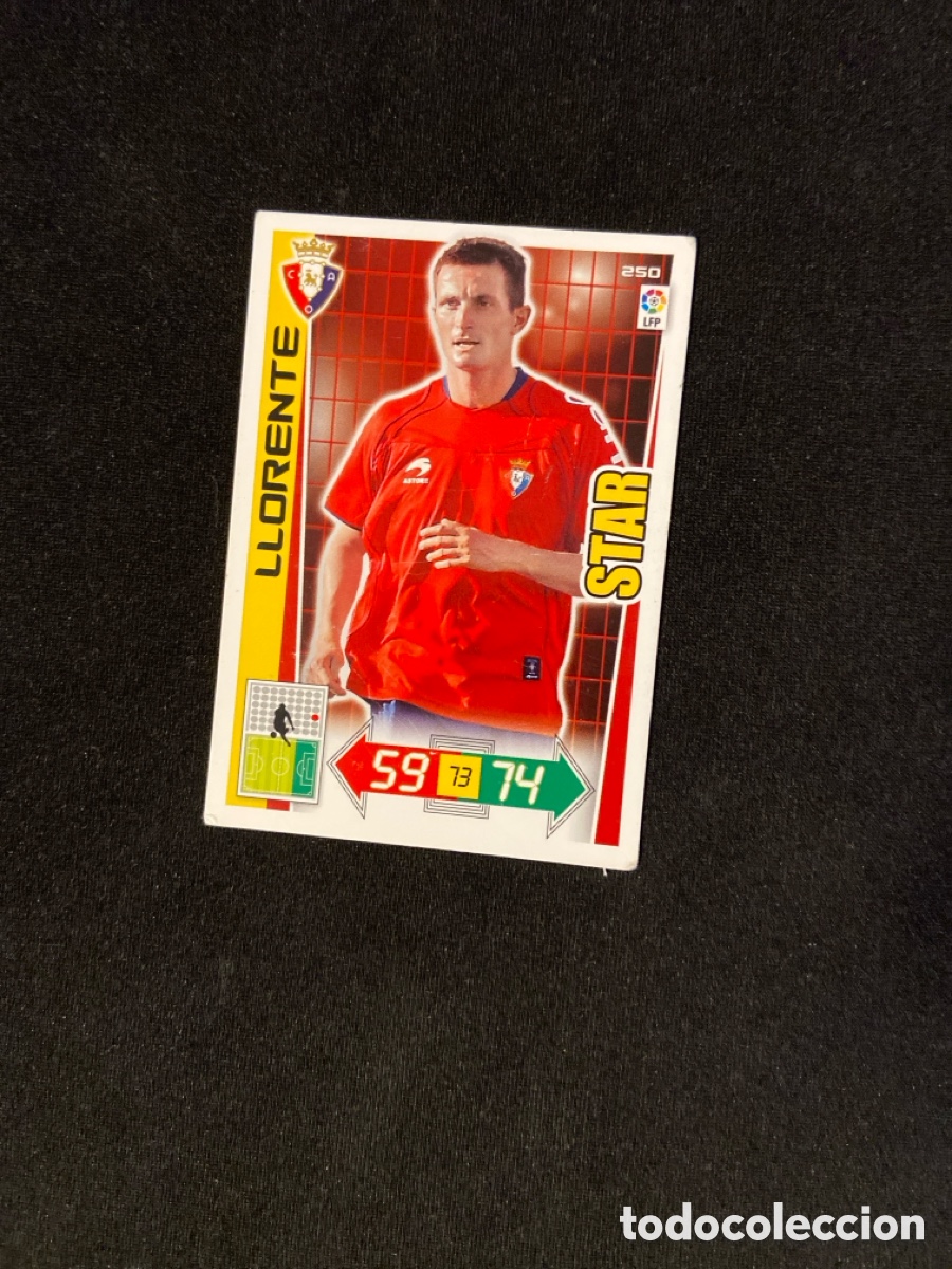 Football Stickers: LLORENTE 250 (OSASUNA) 2012-2013 12 13 ADRENALYN PANINI CROMO CARTA A-2
