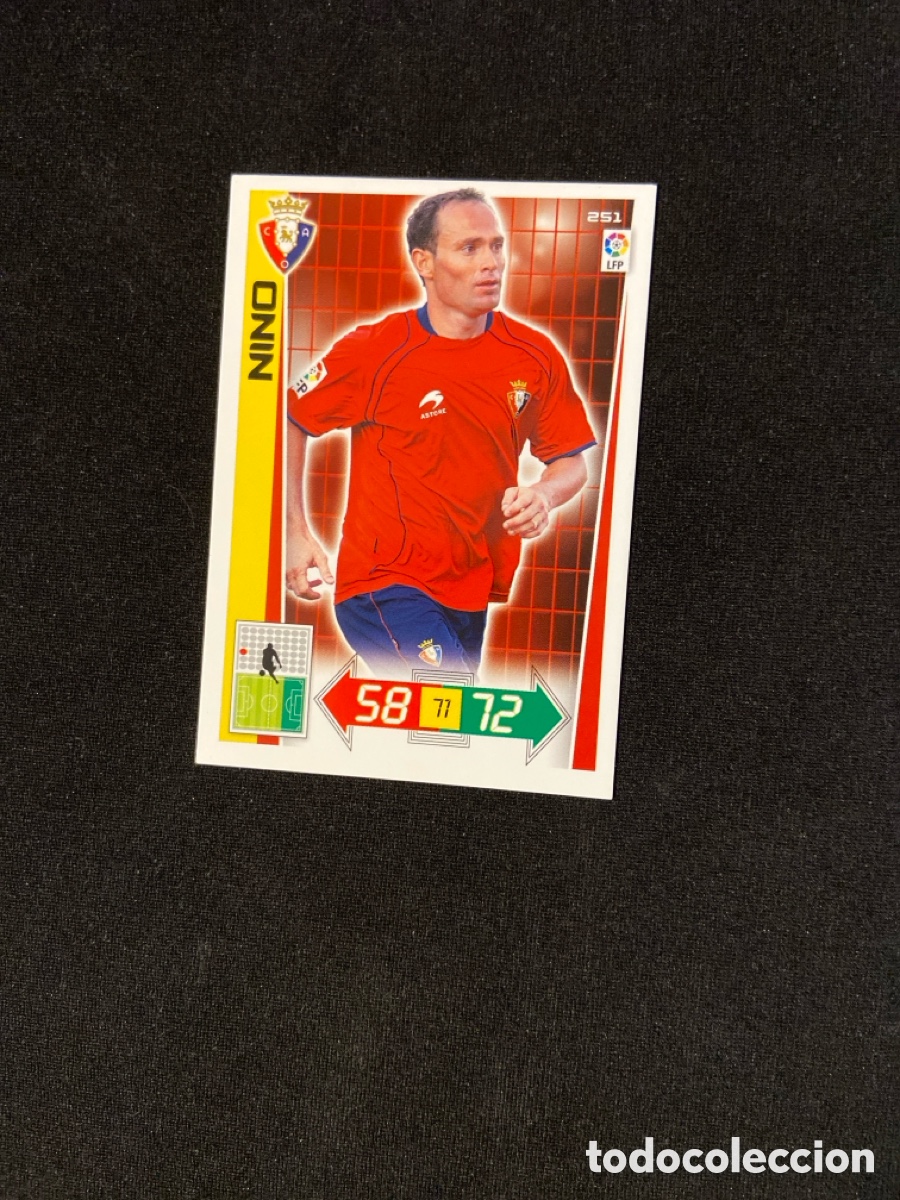 Cartes &agrave; collectionner de Football: NINO 251 (OSASUNA) 2012-2013 12 13 ADRENALYN PANINI CROMO CARTA A-2