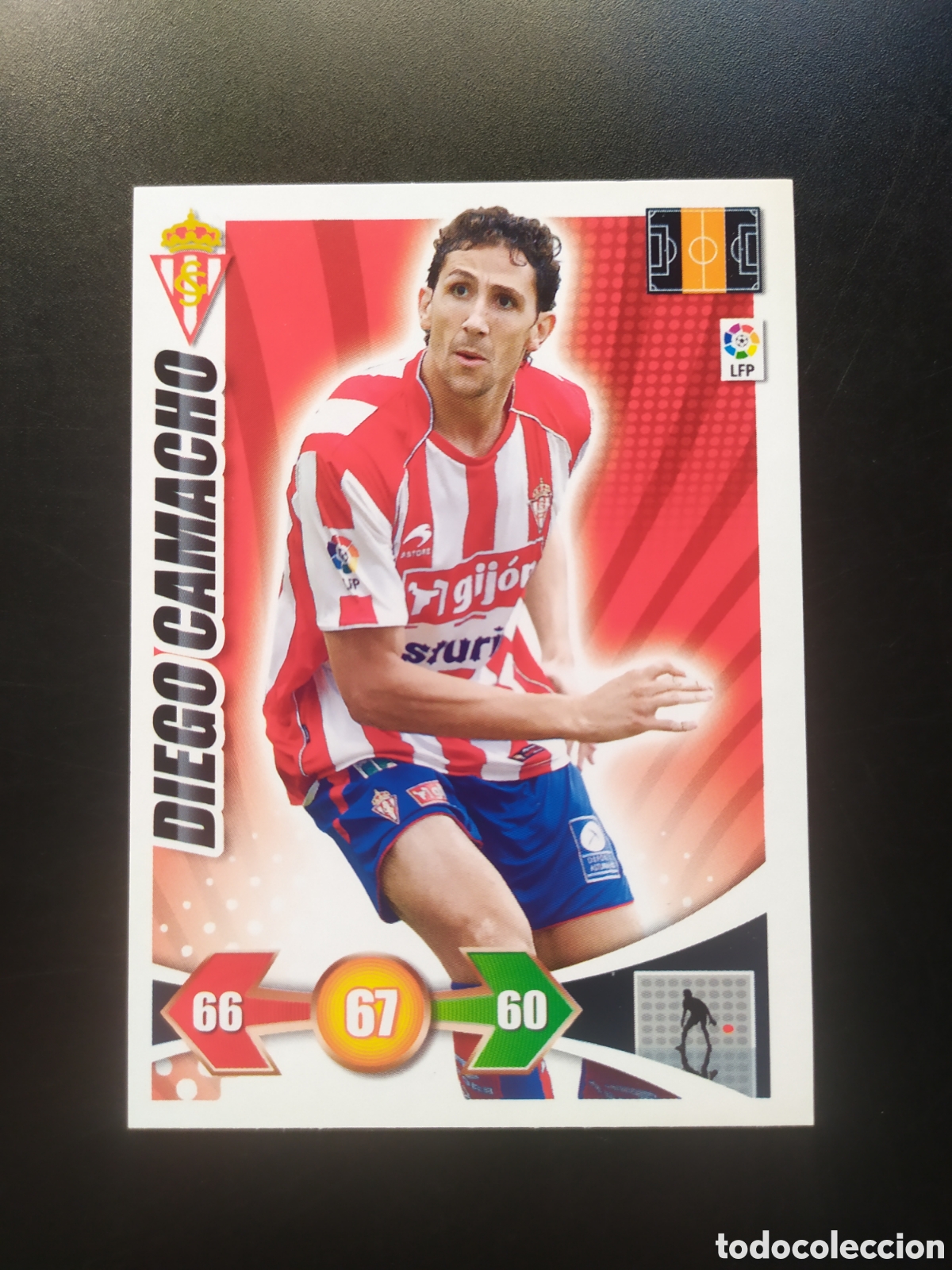 Cromos de F&uacute;tbol: Adrenalyn 2009 2010 09 10 panini Diego Camacho Sporting Gij&oacute;n