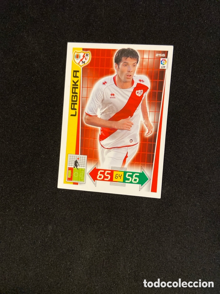 Football Stickers: LABAKA 256 (RAYO VALLECANO) 2012-2013 12 13 ADRENALYN PANINI CROMO CARTA A-2