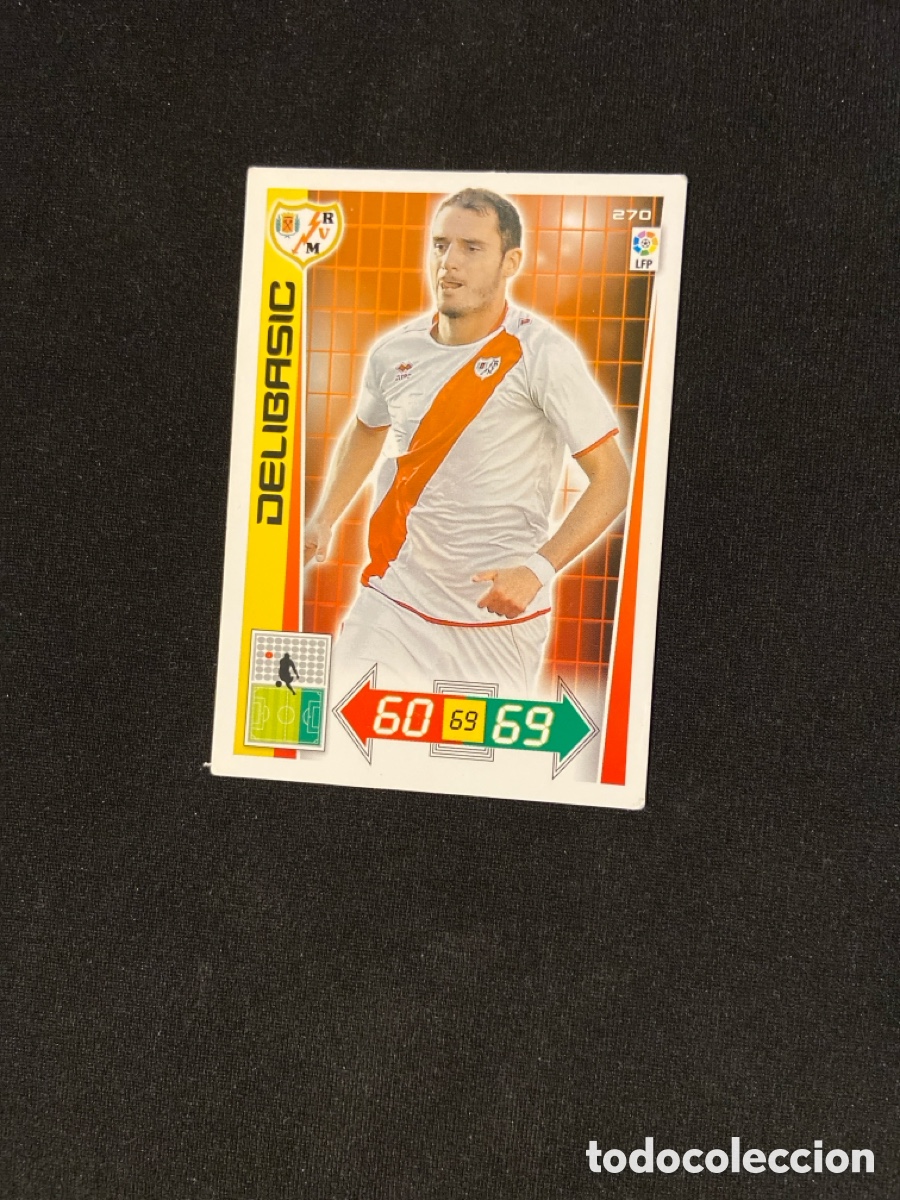 Figurine di Calcio: DELIBASIC 270 (RAYO VALLECANO) 2012-2013 12 13 ADRENALYN PANINI CROMO CARTA A-2