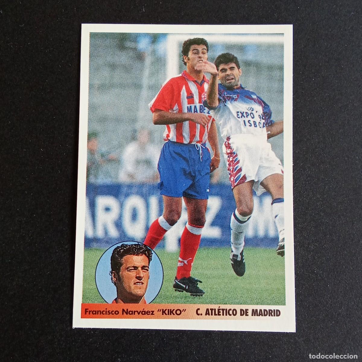 Cromos de f&uacute;tbol: LOS MEJORES EQUIPOS DE EUROPA 1996 1997 96 97 PANINI 24 KIKO ATLETICO MADRID SIN PEGAR
