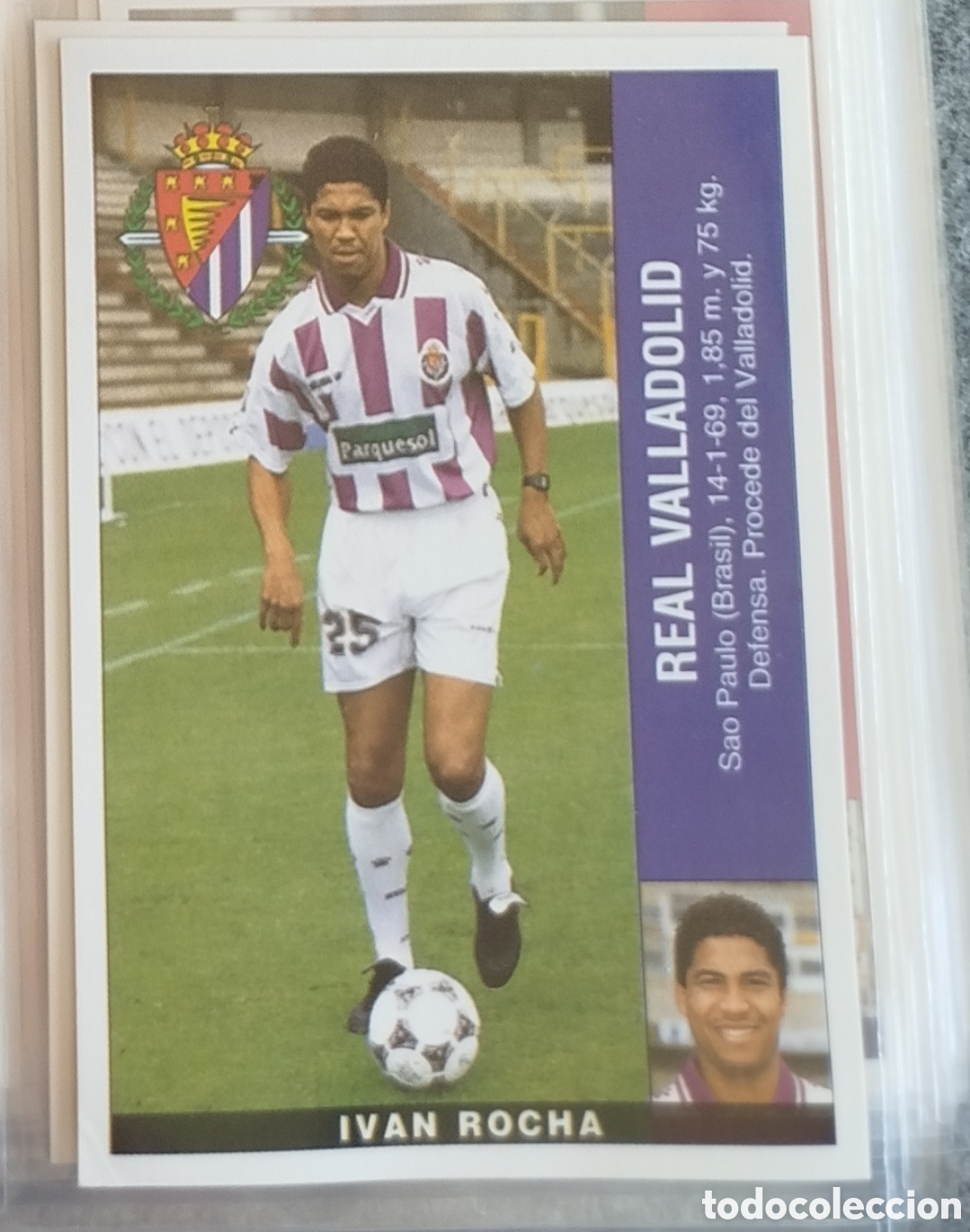 Cromos de Futebol: IVAN ROCHA VALLADOLID COLOCA SUSTITUYE PANINI LIGA 95 96 1995 CROMO NUEVO SIN PEGAR NUNCA PEGADO