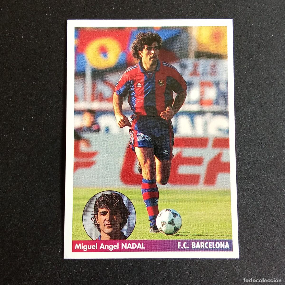 Fu&szlig;ball-Sticker: LOS MEJORES EQUIPOS DE EUROPA 1996 1997 96 97 PANINI 43 NADAL BARCELONA SIN PEGAR