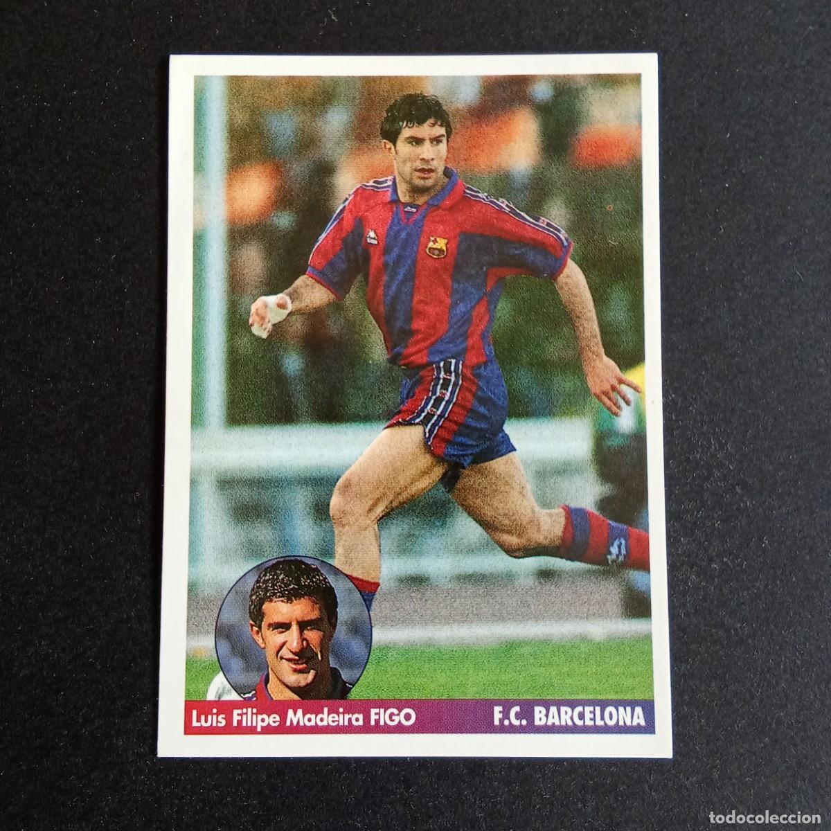 Fu&szlig;ball-Sticker: LOS MEJORES EQUIPOS DE EUROPA 1996 1997 96 97 PANINI 46 FIGO BARCELONA SIN PEGAR