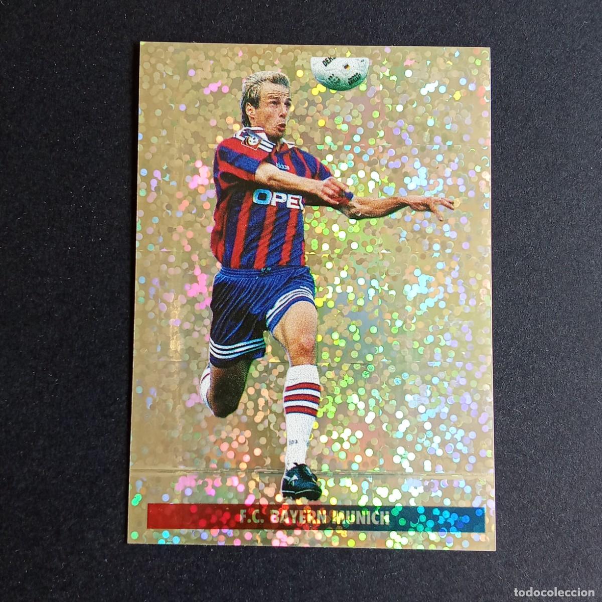 Figurine di Calcio: LOS MEJORES EQUIPOS DE EUROPA 1996 1997 96 97 PANINI 54 KLINSMANN B. MUNICH BRILL. DORADO SIN PEGAR