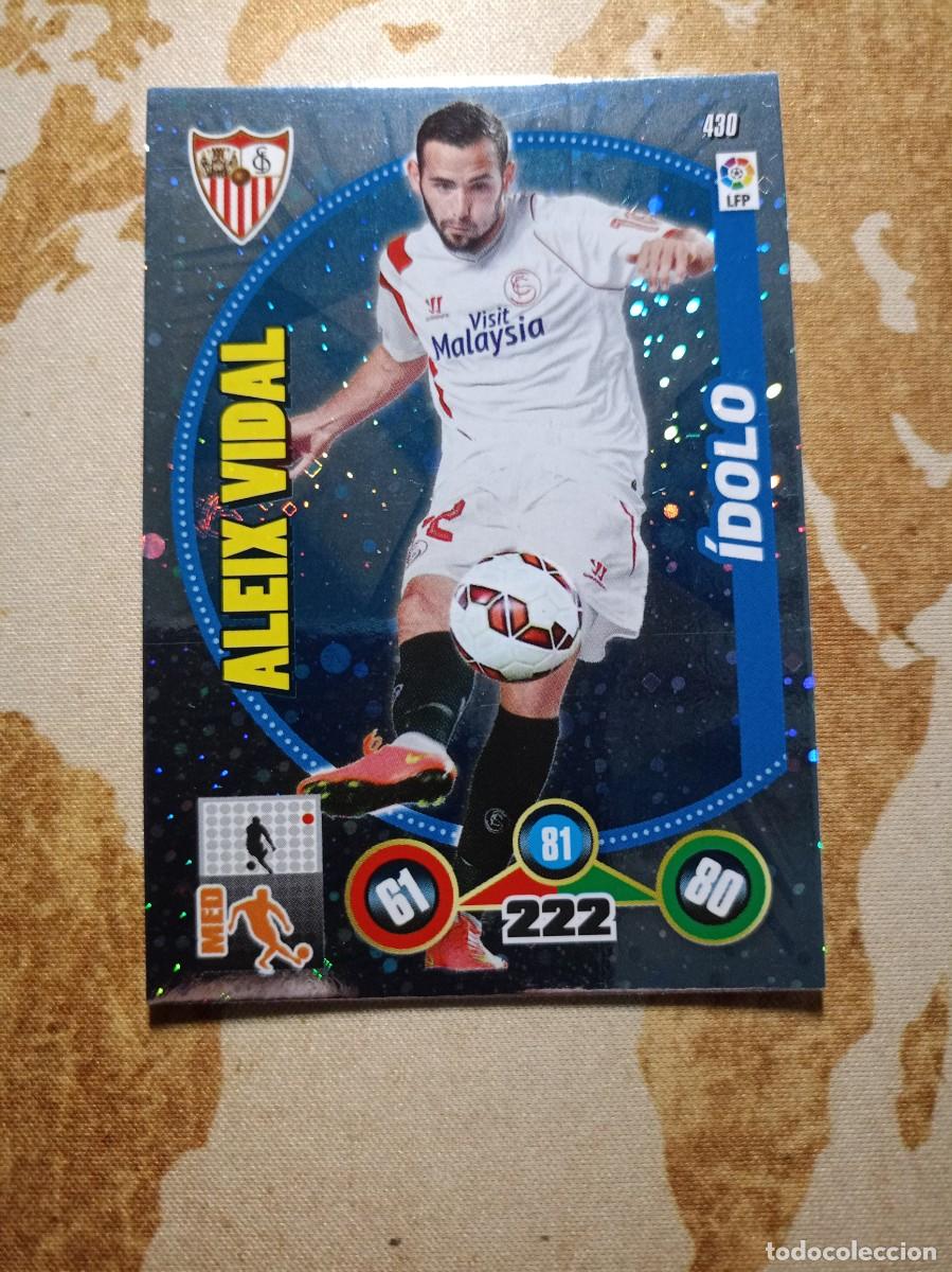 Fu&szlig;ball-Sticker: &Iacute;dolo 430 ALEIX VIDAL Adrenalyn 2014-15