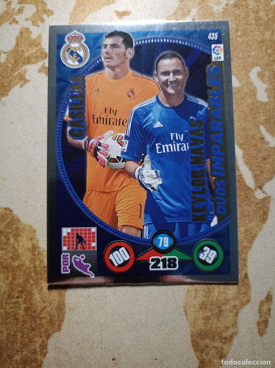 Cromos de Futebol: D&uacute;os imparables 435 CASILLAS / KEYLOR NAVAS Adrenalyn 2014-15