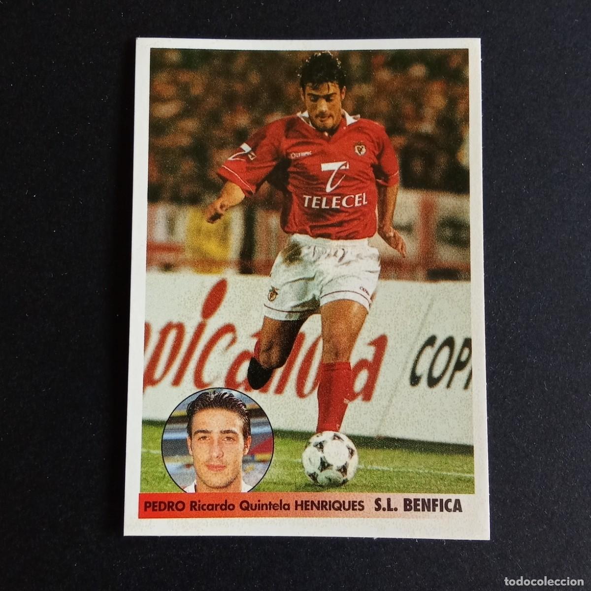 Cromos de F&uacute;tbol: LOS MEJORES EQUIPOS DE EUROPA 1996 1997 96 97 PANINI 71A PEDRO HENRIQUES BENFICA SIN PEGAR