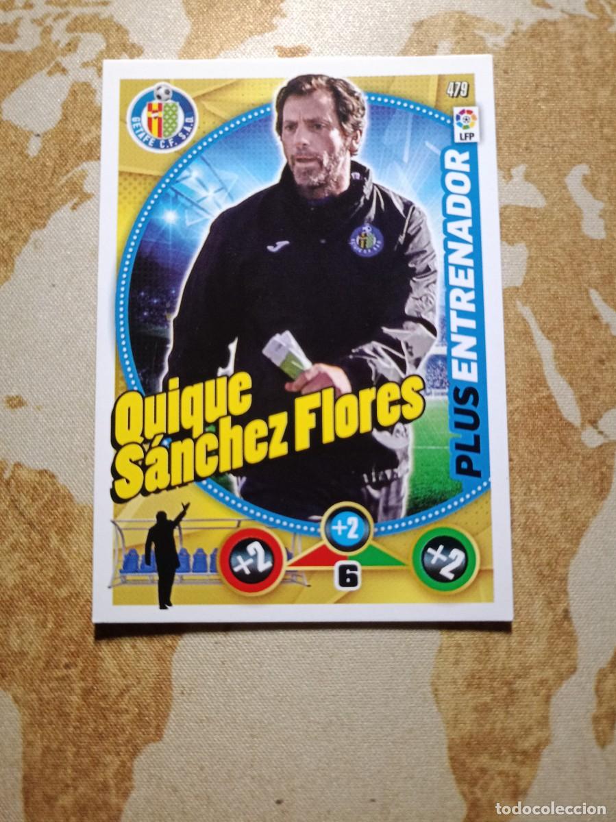 Cromos de f&uacute;tbol: Plus entrenador 479 QUIQUE S&Aacute;NCHEZ FLORES Adrenalyn 2014-15