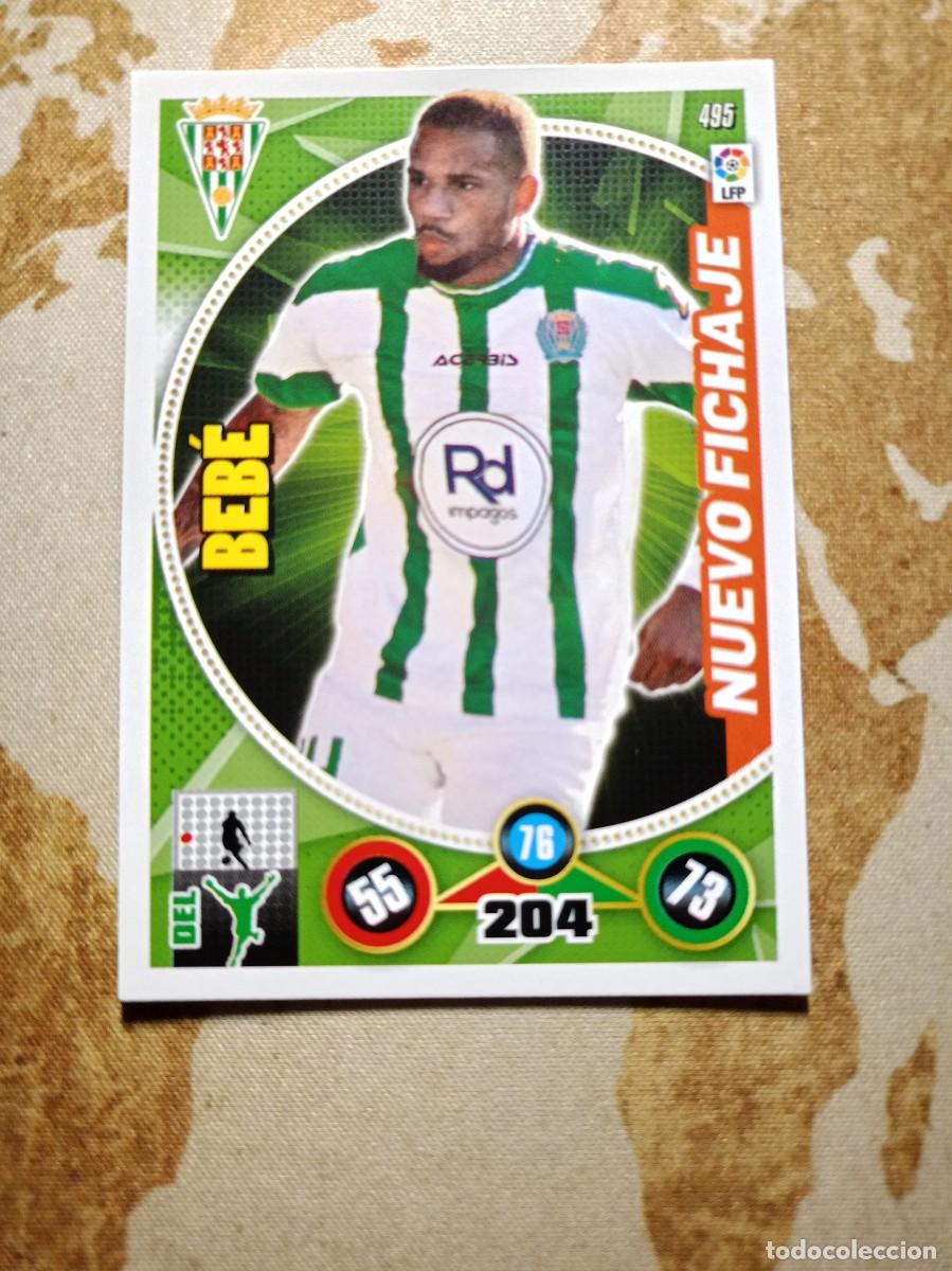 Cromos de f&uacute;tbol: Nuevo fichaje 495 BEB&Eacute; Adrenalyn 2014-15