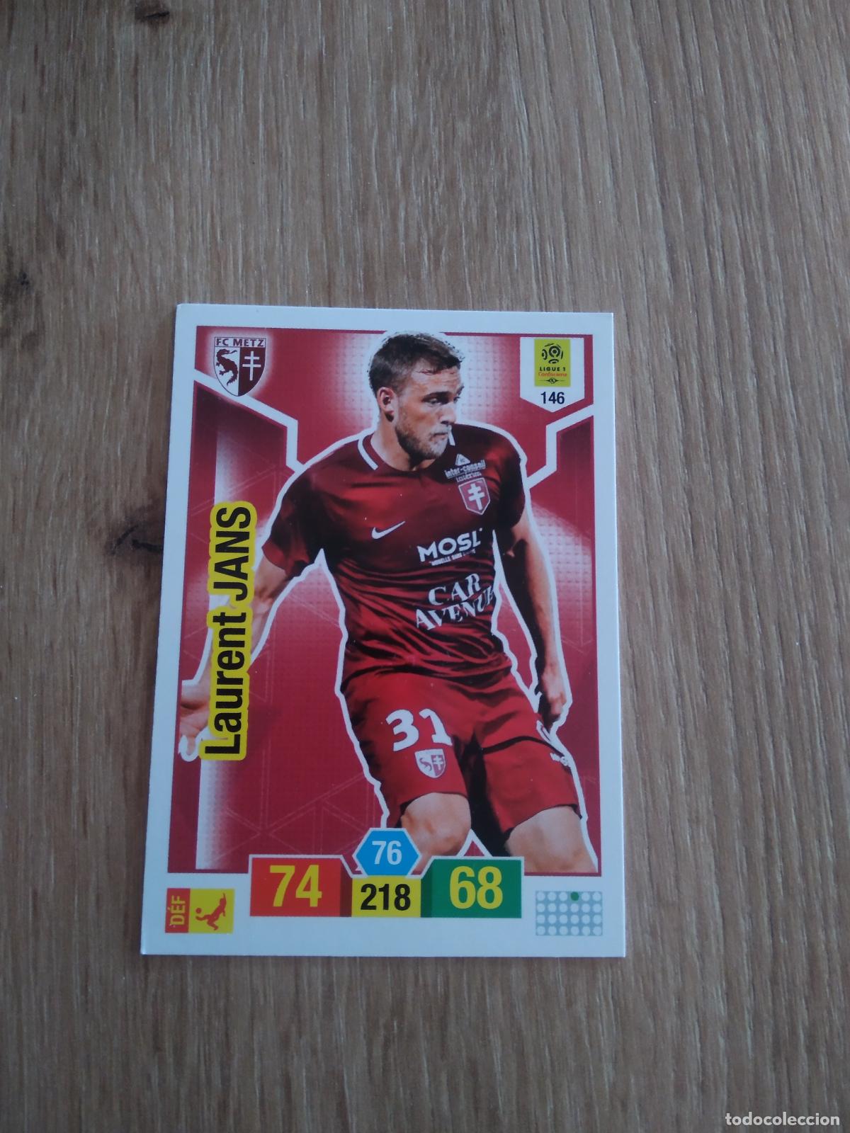Figurine di Calcio: 146 LAURENT JANS METZ CROMO FUTBOL PANINI LIGUE 1 FOOT 19-20 FRANCIA ADRENALYN 2019-2020