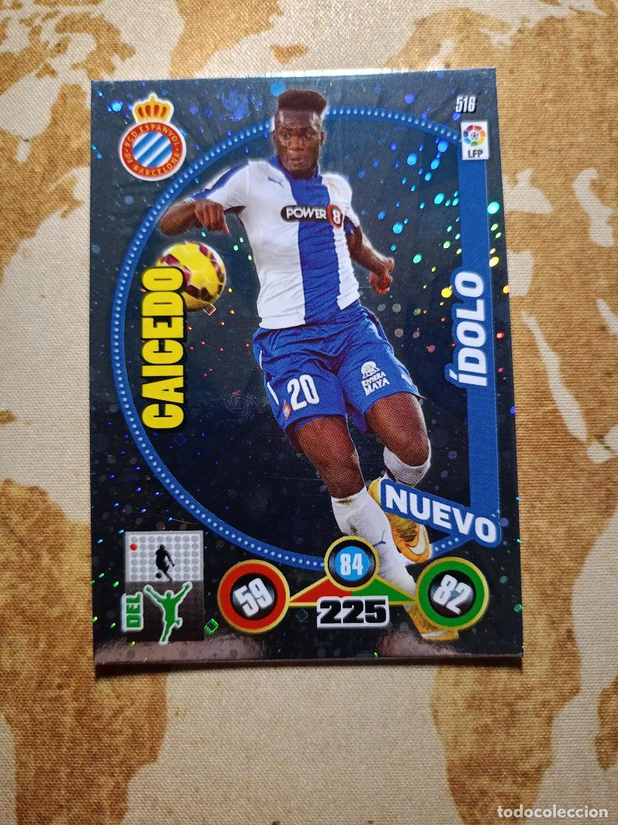 Fu&szlig;ball-Sticker: &Iacute;dolo 516 CAICEDO Adrenalyn 2014-15
