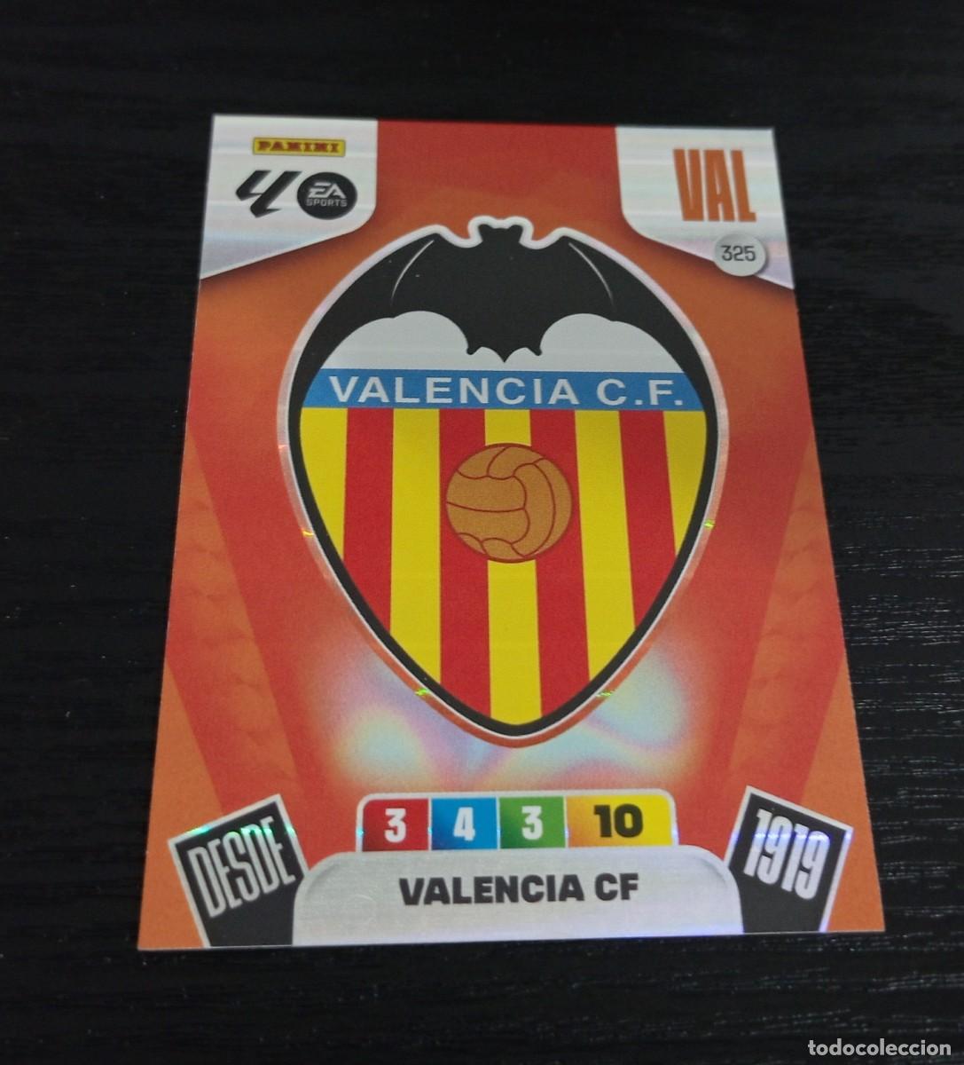 Cromos de f&uacute;tbol: -ADRENALYN 25-26 : 325 ESCUDO ( VALENCIA )