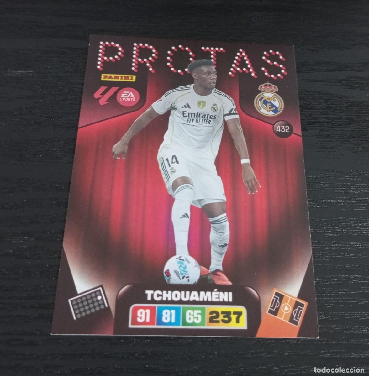 Fu&szlig;ball-Sticker: -ADRENALYN 25-26 : 432 TCHOUAMENI ( REAL MADRID ) -- PROTAS --