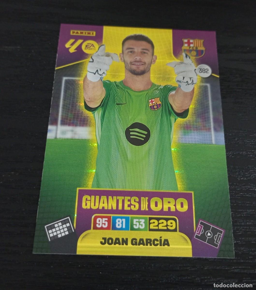 Fu&szlig;ball-Sticker: -ADRENALYN 25-26 : 382 JOAN GARCIA ( BARCELONA ) -- GUANTES DE ORO --