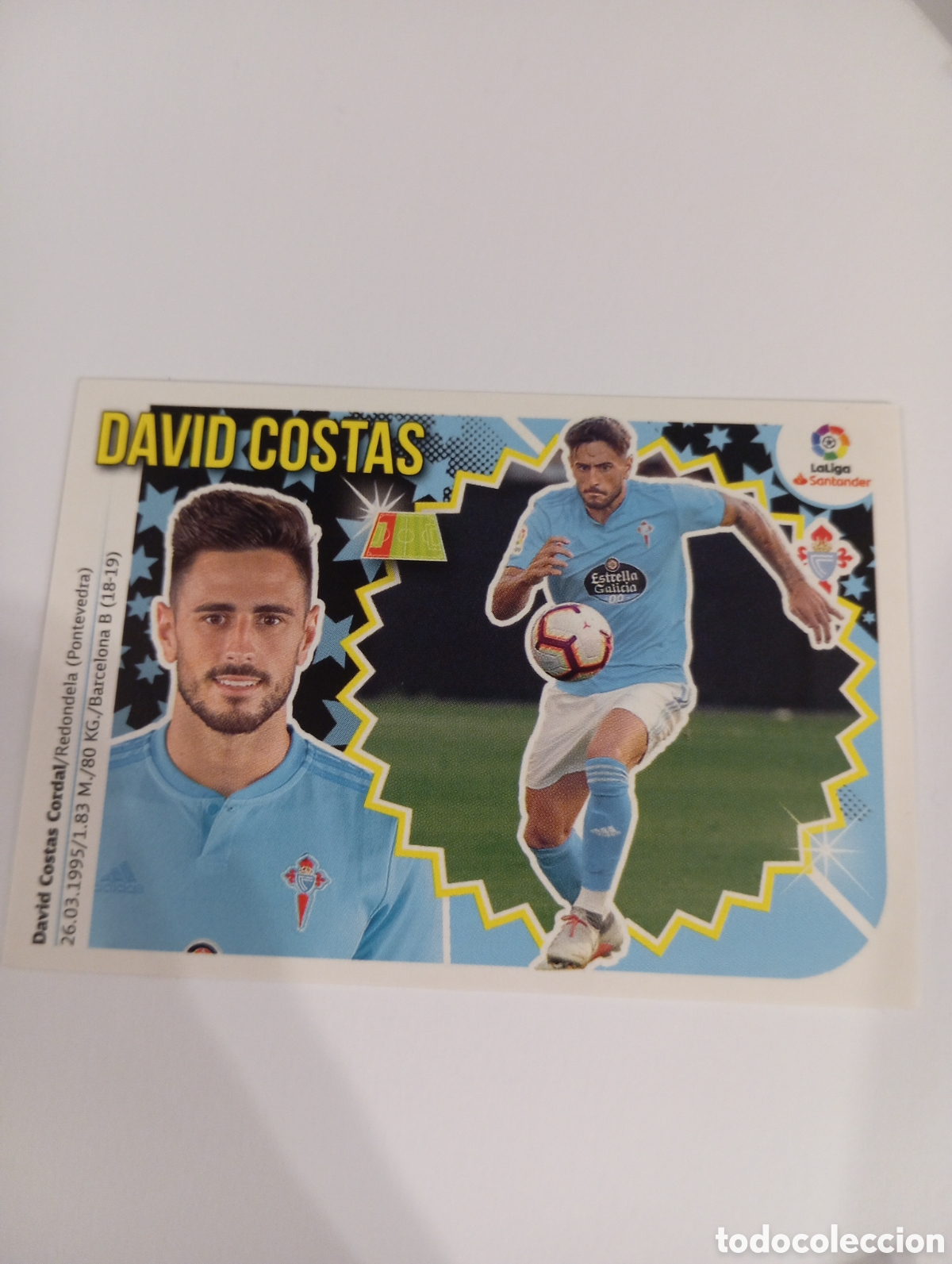 Fu&szlig;ball-Sticker: David Costas 4 B Celta liga este 18-19 panini 2018 2019