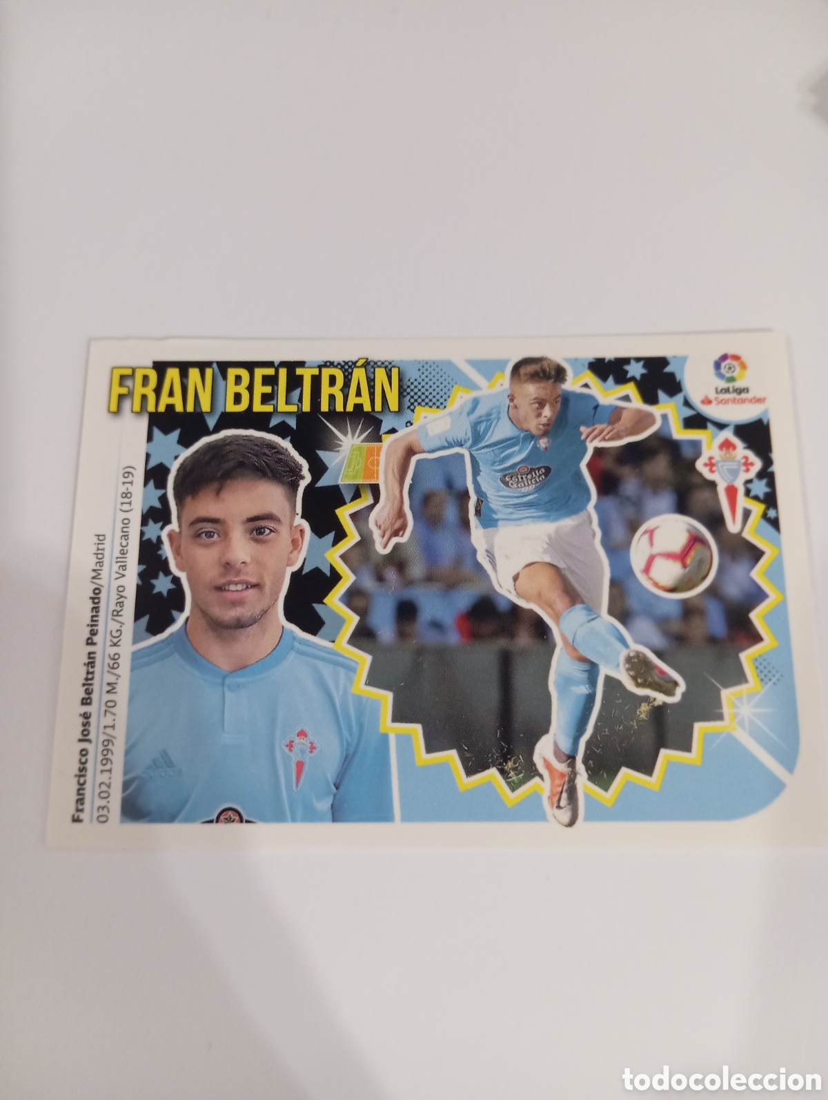 Fu&szlig;ball-Sticker: Fran Beltr&aacute;n 11 BIS Celta liga este 18-19 panini 2018 2019