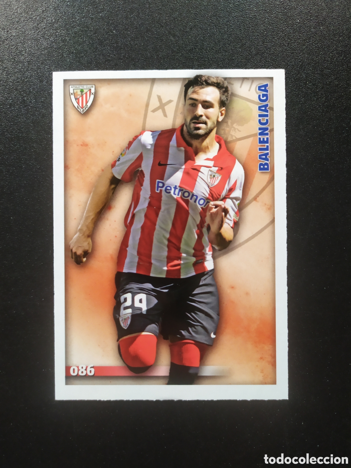 Cromos de f&uacute;tbol: Mundicromo fichas Liga 2014 2015 14 15 Balenciaga n&deg; 86 Athletic Bilbao