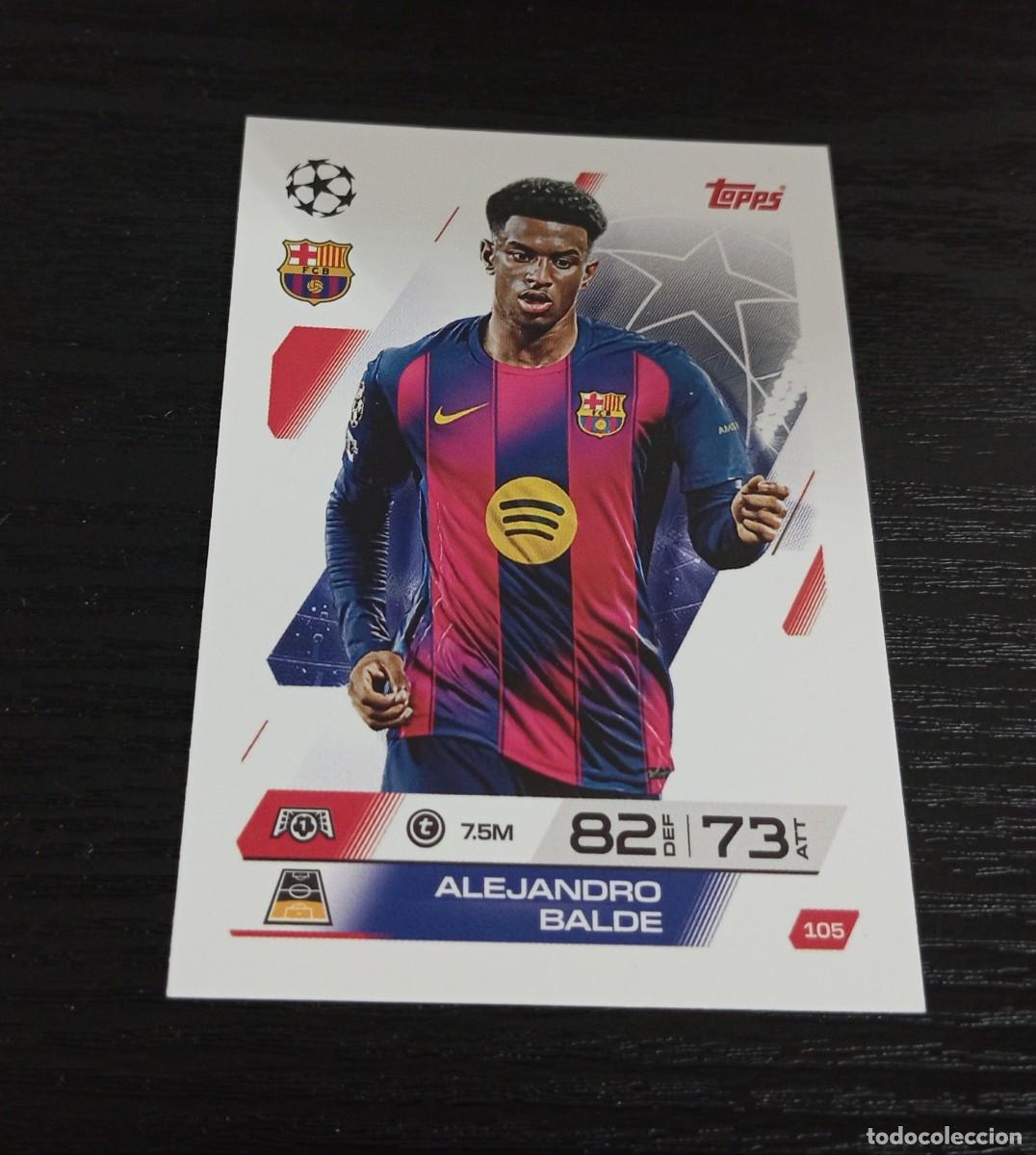 Cromos de Futebol: -TOPPS MATCH ATTAX 25-26 : 105 BALDE ( BARCELONA )