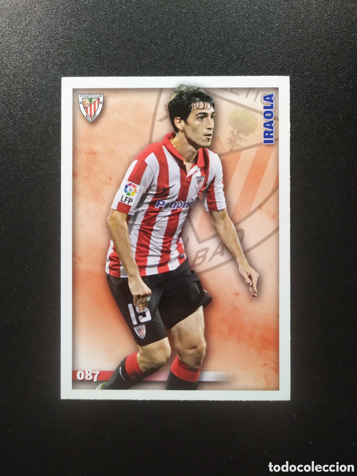 Figurine di Calcio: Mundicromo fichas Liga 2014 2015 14 15 Iraola n&deg; 87 Athletic Bilbao