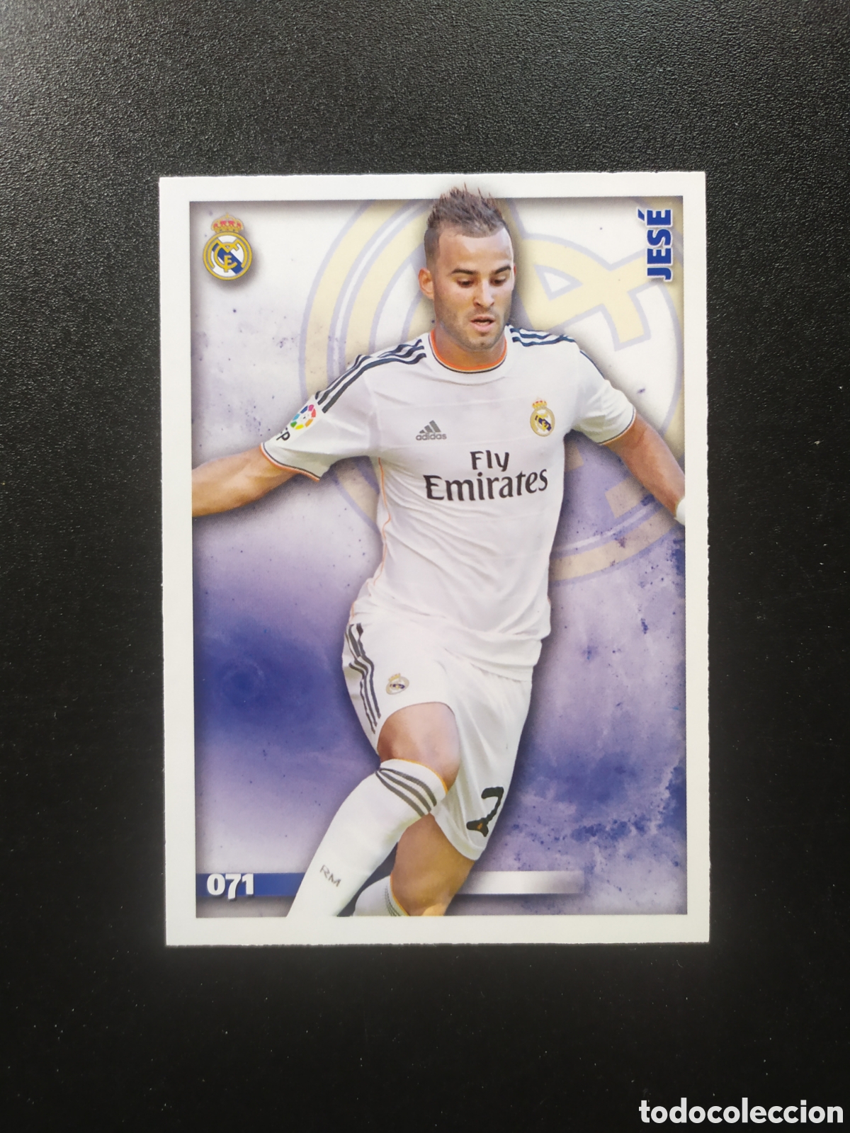 Cartes &agrave; collectionner de Football: Mundicromo fichas Liga 2014 2015 14 15 Jes&eacute; n&deg; 71 Real Madrid