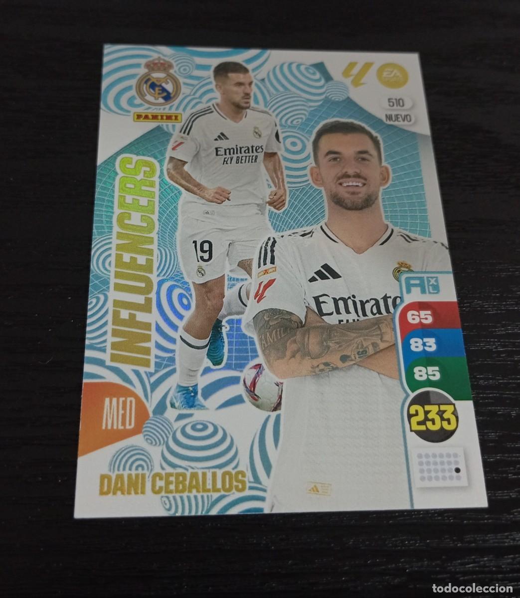 Fu&szlig;ball-Sticker: -ADRENALYN 24-25 : 510 CEBALLOS ( REAL MADRID ) -- NUEVO INFLUENCERS --