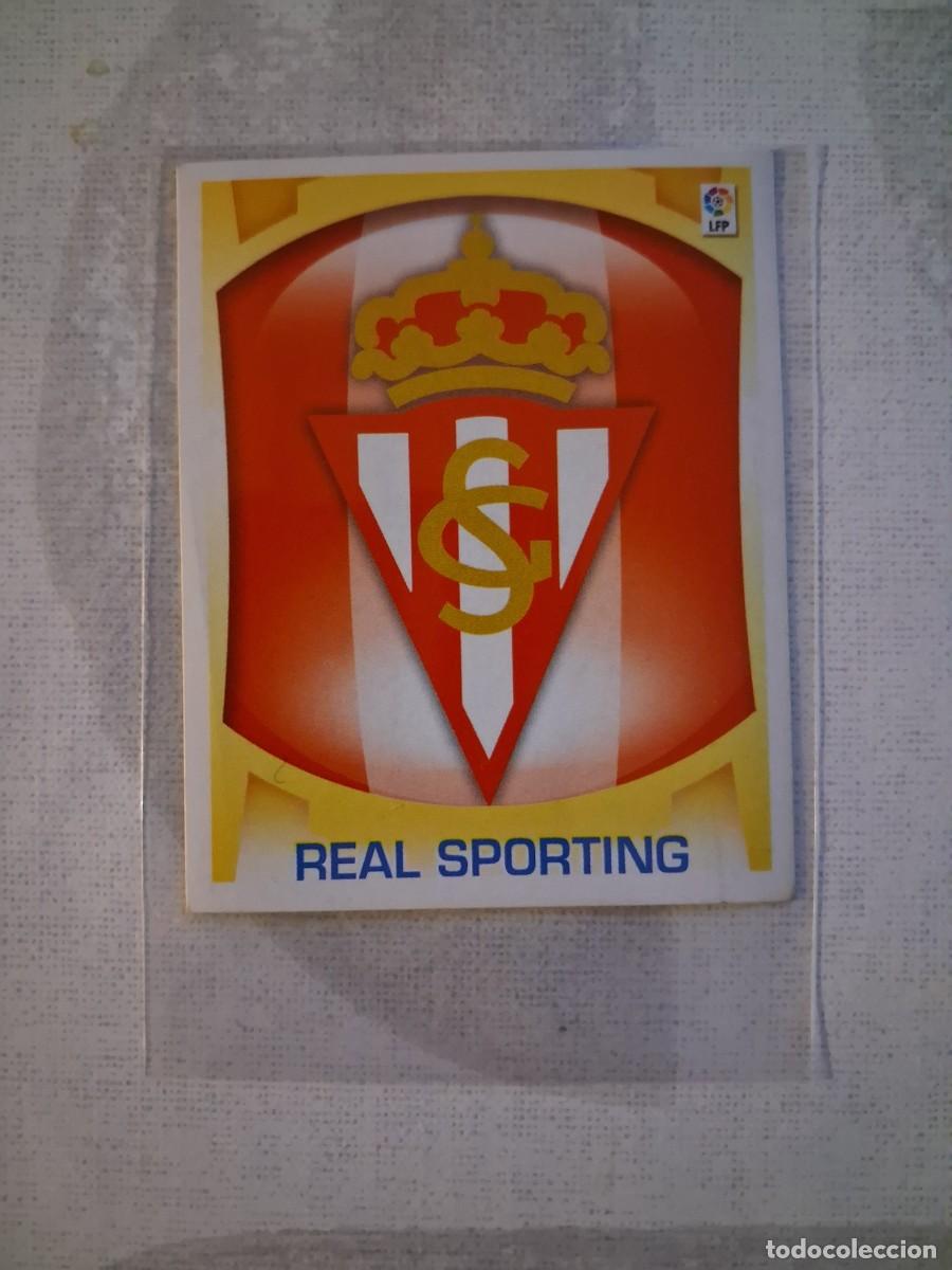 Cromos de F&uacute;tbol: Ediciones Este Liga 2009-2010 09-10 Sin Pegar Real Sporting de Gijon Escudo