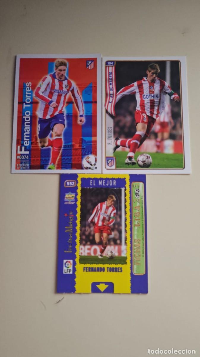 Figurine di Calcio: Fernando Torres &ndash; Atl&eacute;tico de Madrid (3 cromos)