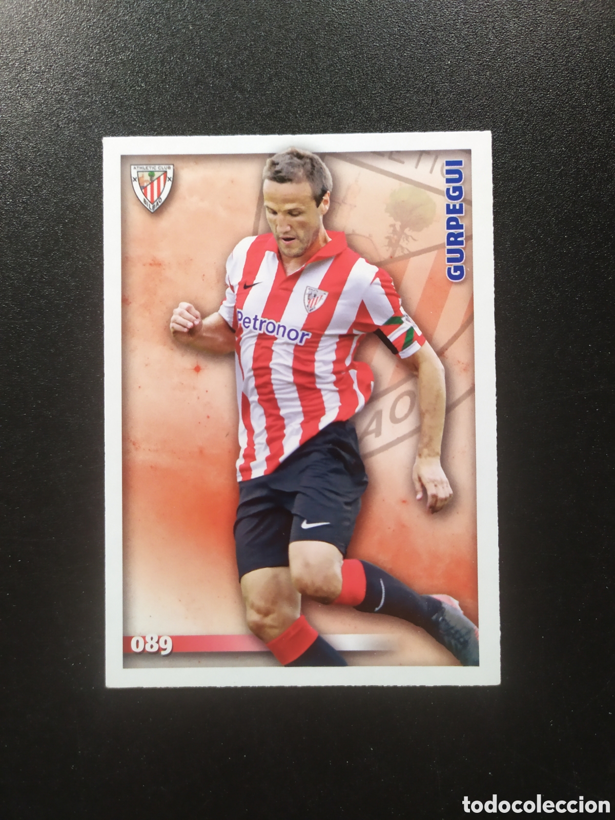 Cromos de f&uacute;tbol: Mundicromo fichas Liga 2014 2015 14 15 Gurpegui n&deg; 89 Athletic Bilbao