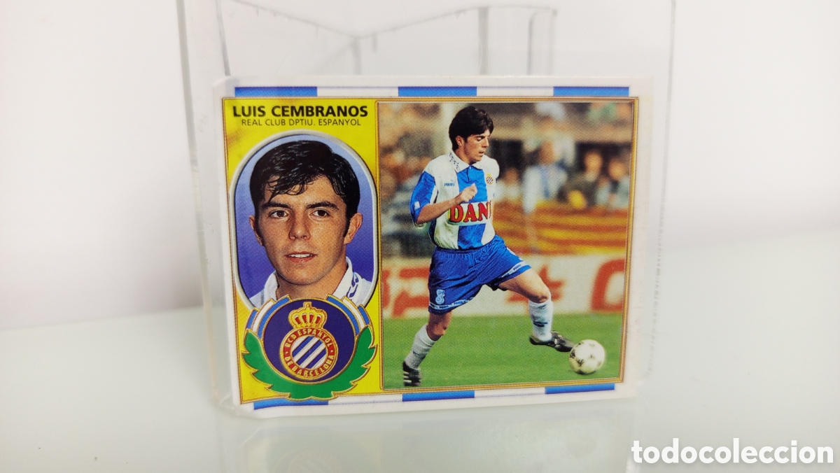 Cromos de F&uacute;tbol: ❇️ CROMO STICKER ⚽ LUIS CEMBRANOS ESPA&Ntilde;OL 96 97 1996 1997 ESTE DESPEGADO LATERAL (VER) ❇️