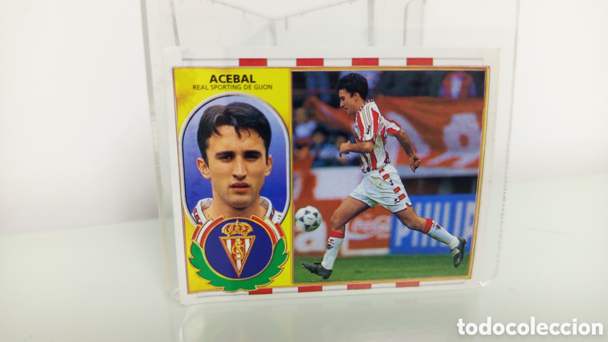 Cromos de F&uacute;tbol: ❇️ CROMO STICKER ⚽ ACEBAL SPORTING DE GIJ&Oacute;N 96 97 1996 1997 ESTE DESPEGADO LATERAL (VER) ❇️