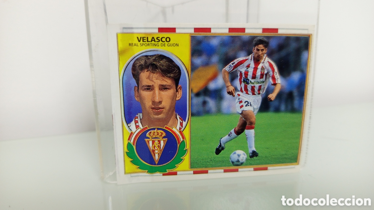 Cromos de F&uacute;tbol: ❇️ CROMO STICKER ⚽ VELASCO SPORTING DE GIJ&Oacute;N 96 97 1996 1997 ESTE DESPEGADO LATERAL (VER) ❇️