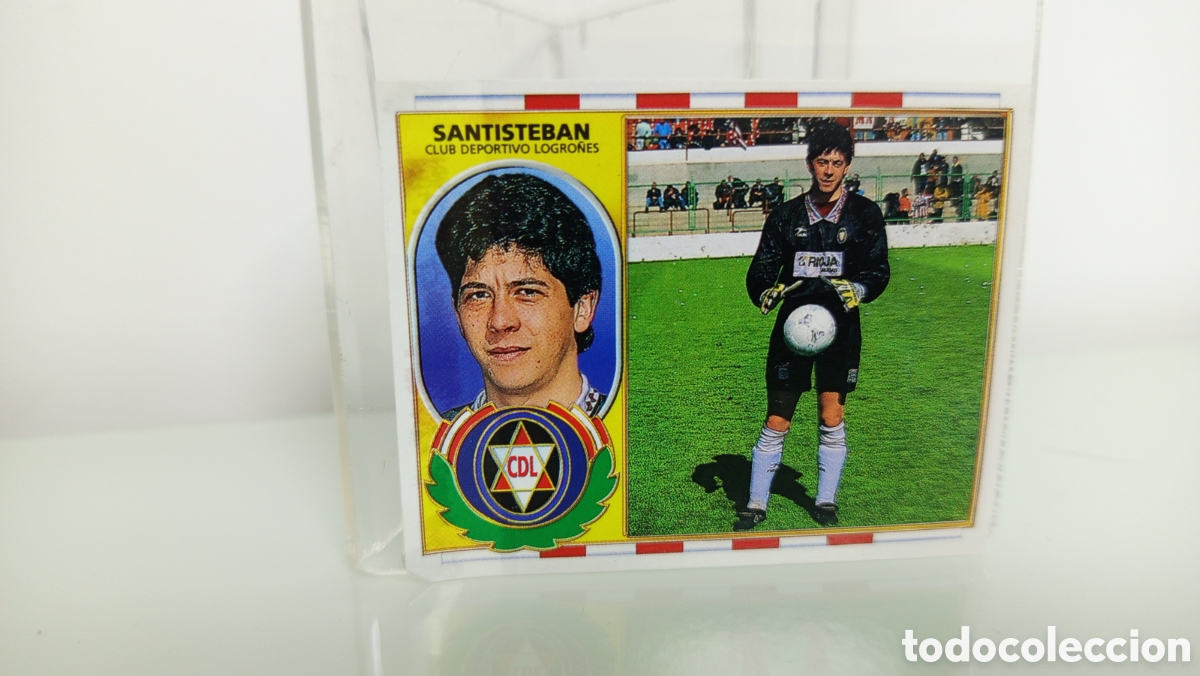 Cromos de F&uacute;tbol: ❇️ CROMO STICKER ⚽ SANTISTEBAN LOGRO&Ntilde;&Eacute;S 96 97 1996 1997 ESTE DESPEGADO LATERAL (VER) ❇️