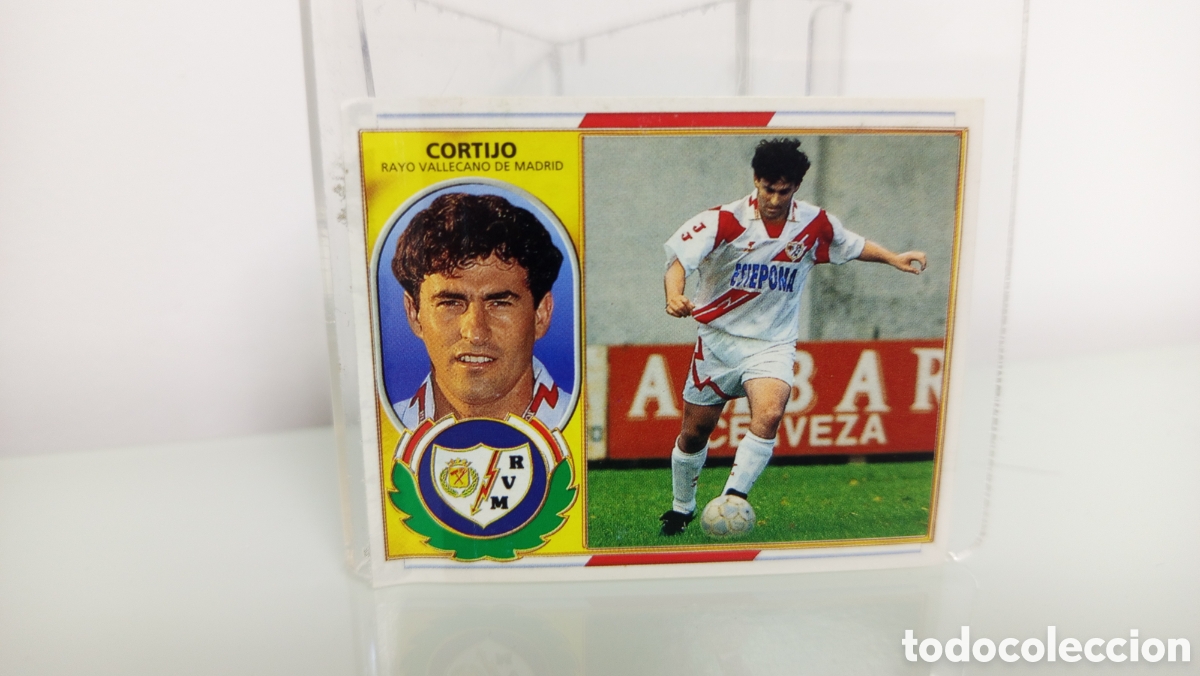 Cromos de F&uacute;tbol: ❇️ CROMO STICKER ⚽ CORTIJO RAYO VALLECANO 96 97 1996 1997 ESTE DESPEGADO LATERAL (VER) ❇️