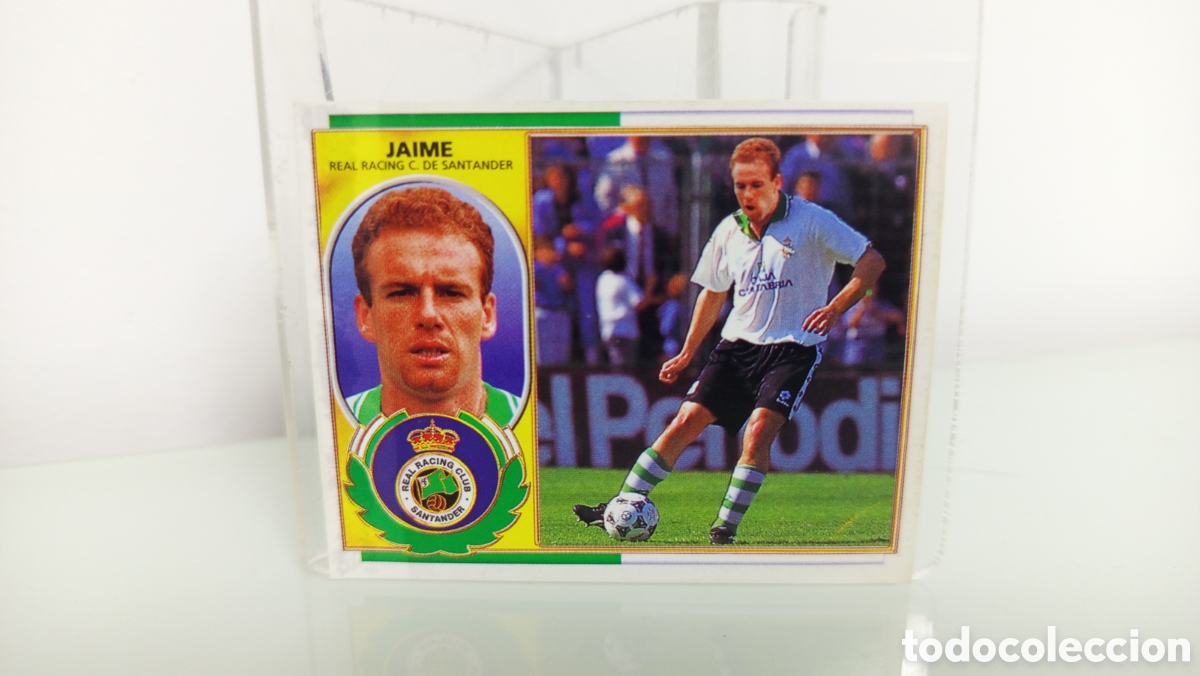 Cromos de F&uacute;tbol: ❇️ CROMO STICKER ⚽ JAIME RACING DE SANTANDER 96 97 1996 1997 ESTE DESPEGADO LATERAL (VER) ❇️