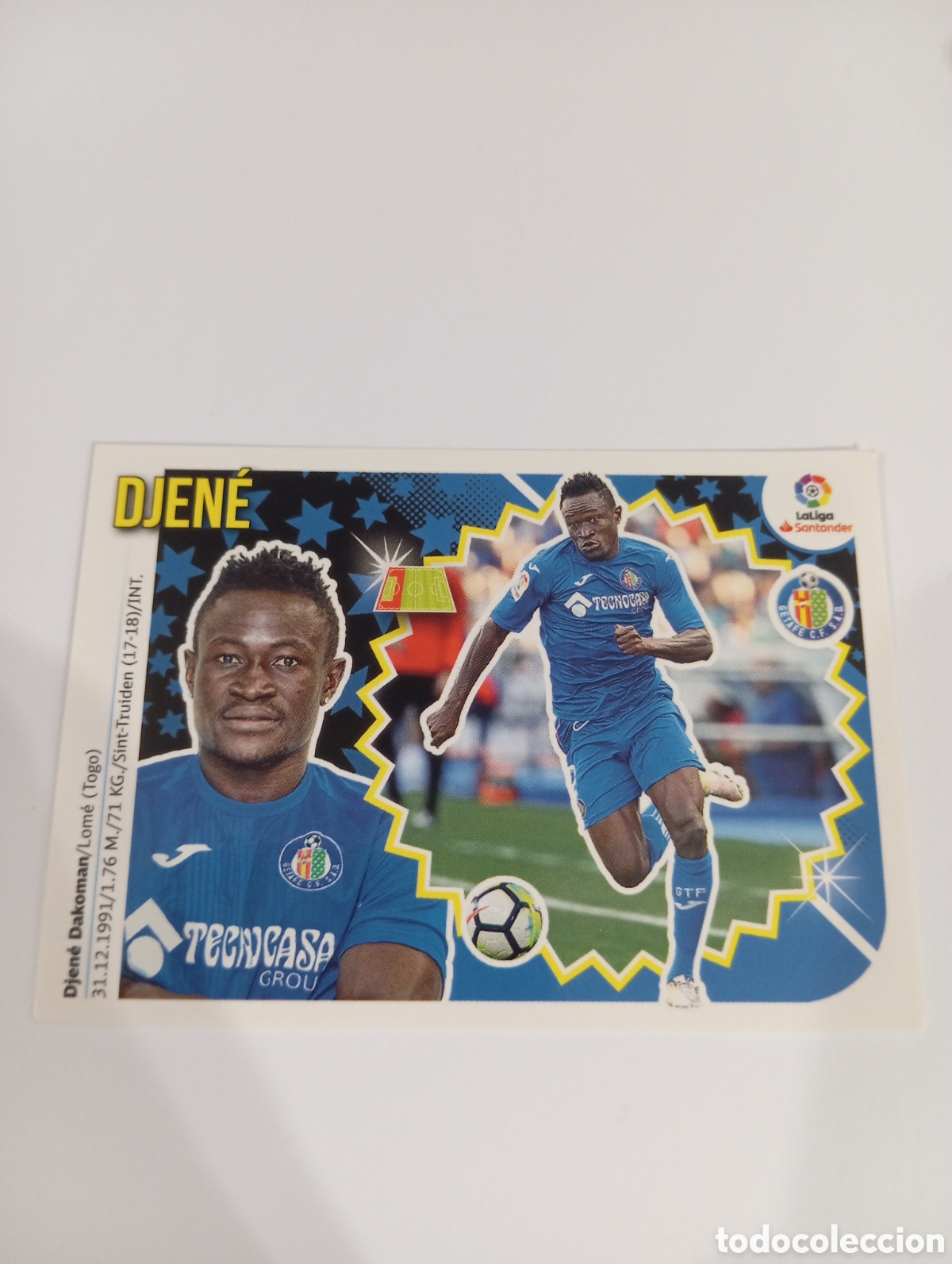 Fu&szlig;ball-Sticker: Djene 5 Getafe liga este 18-19 panini 2018 2019
