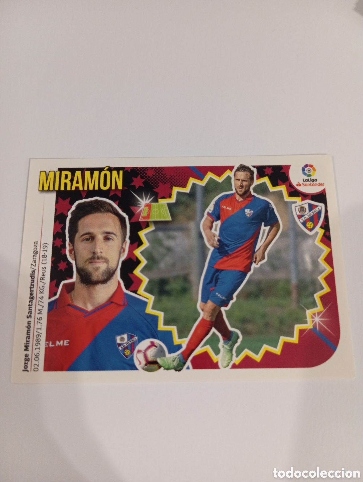 Fu&szlig;ball-Sticker: Miramon 3 Huesca liga este 18-19 panini 2018 2019