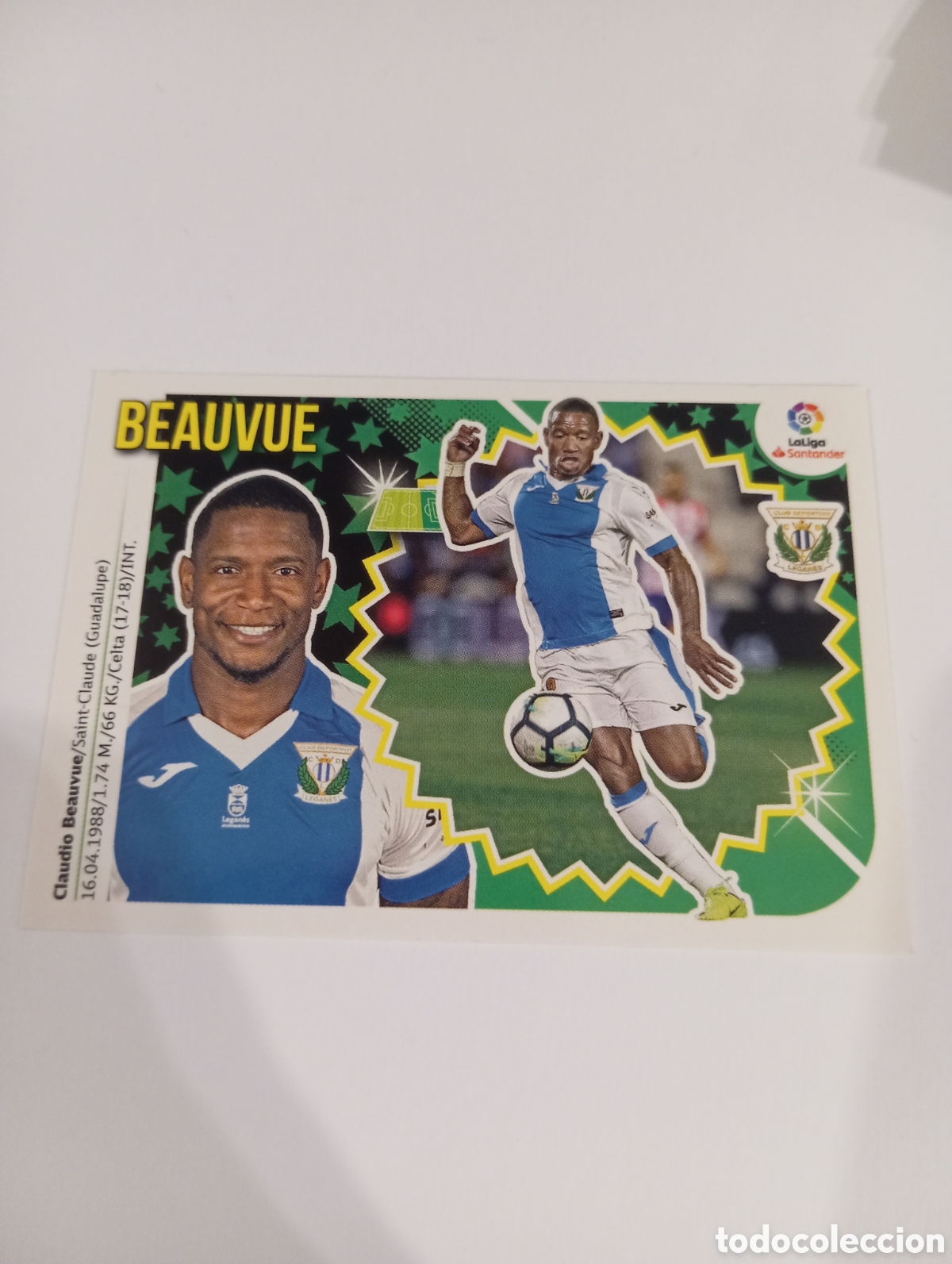 Fu&szlig;ball-Sticker: Beauvue 16 B Legan&eacute;s liga este 18-19 panini 2018 2019