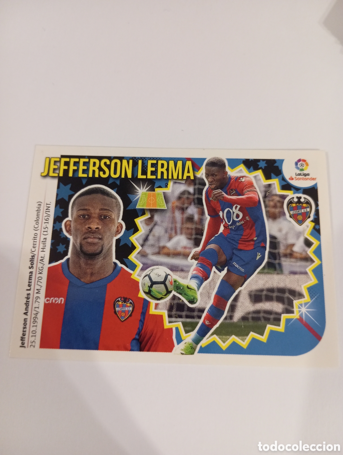 Cromos de Futebol: Jefferson Lerma 9 Levante liga este 18-19 panini 2018 2019