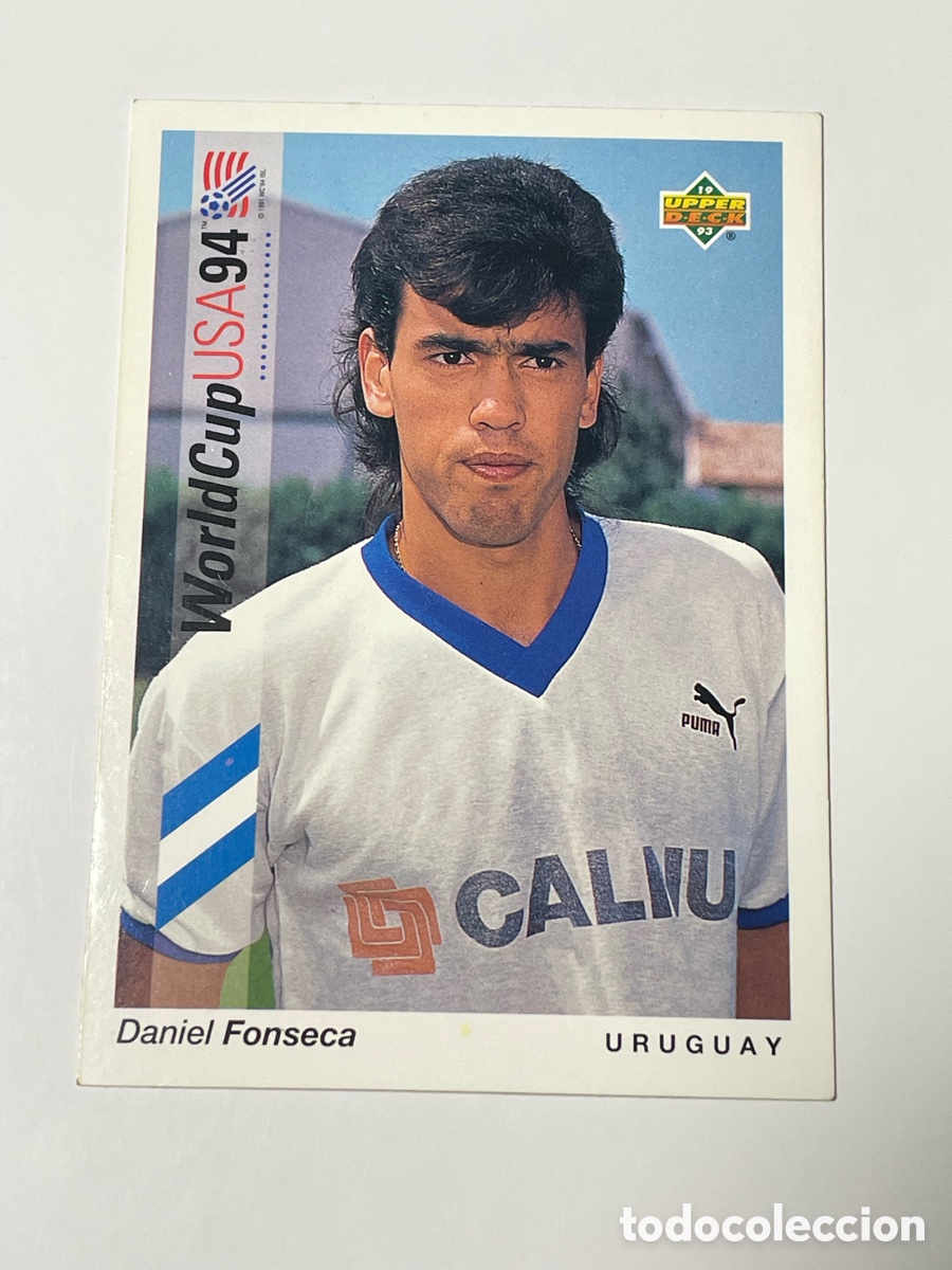 Cromos de f&uacute;tbol: Daniel Fonseca Uruguay Upper Deck World Cup USA94 #182