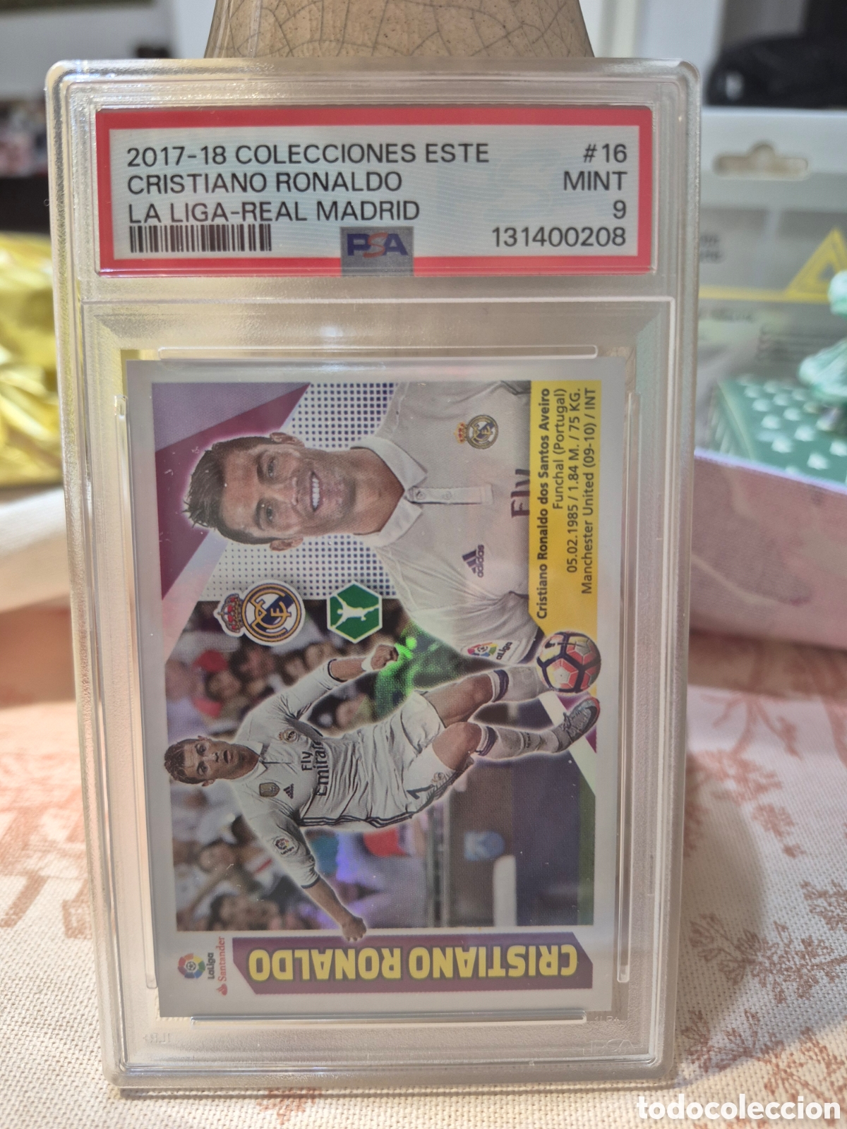 Cromos de f&uacute;tbol: Cristiano Ronaldo Real Madrid CF - Foto 2