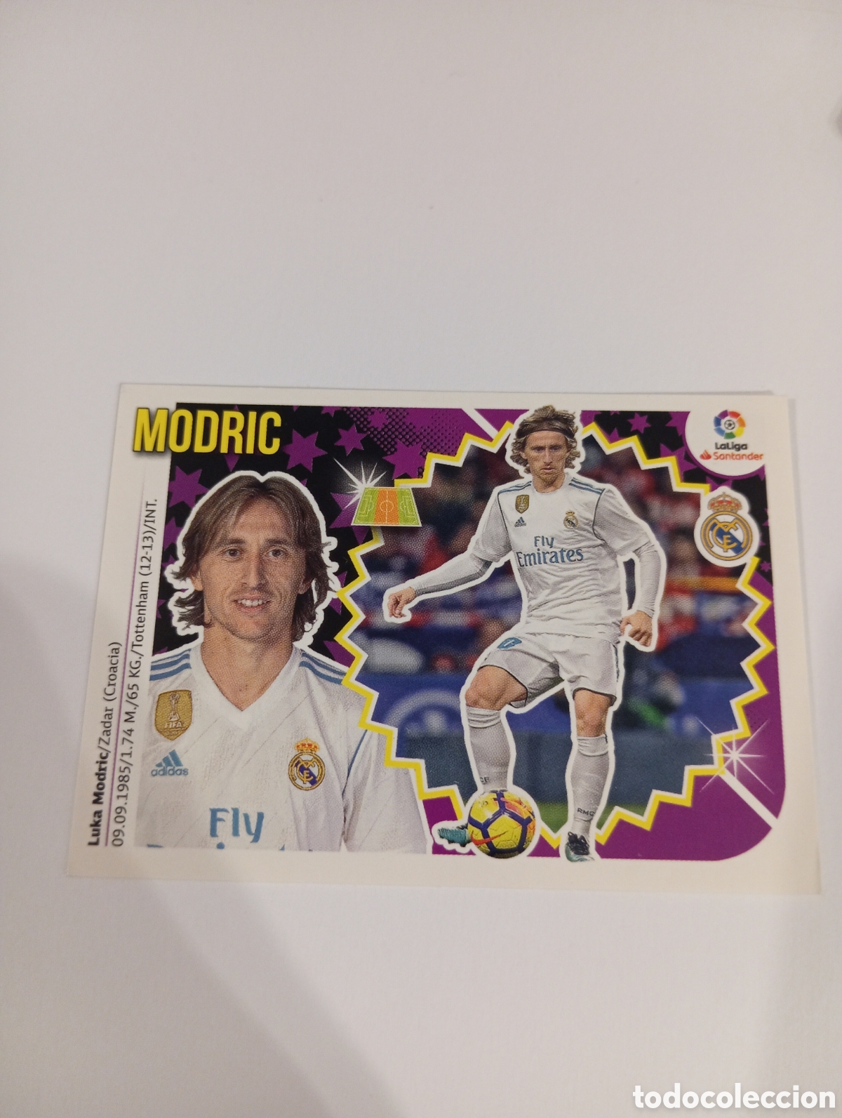 Cromos de F&uacute;tbol: Modric 10 Real Madrid liga este 18-19 panini 2018 2019