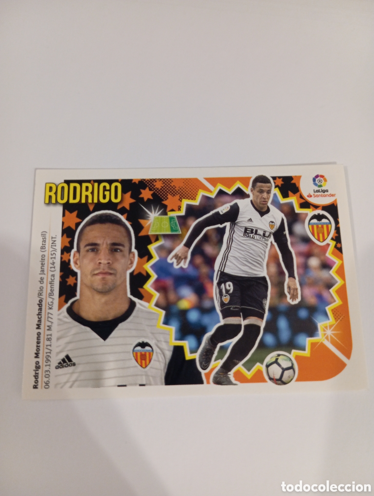 Cromos de Futebol: Rodrigo 16 Valencia liga este 18-19 panini 2018 2019