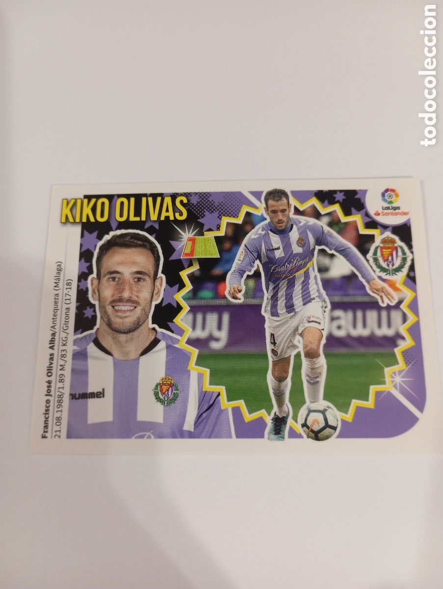 Fu&szlig;ball-Sticker: Kiko Olivas 4 Valladolid liga este 18-19 panini 2018 2019