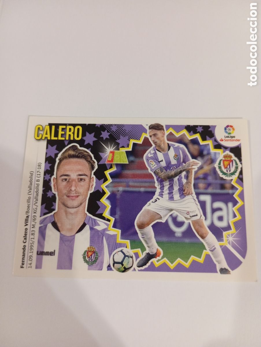 Cromos de Futebol: Calero 5 Valladolid liga este 18-19 panini 2018 2019