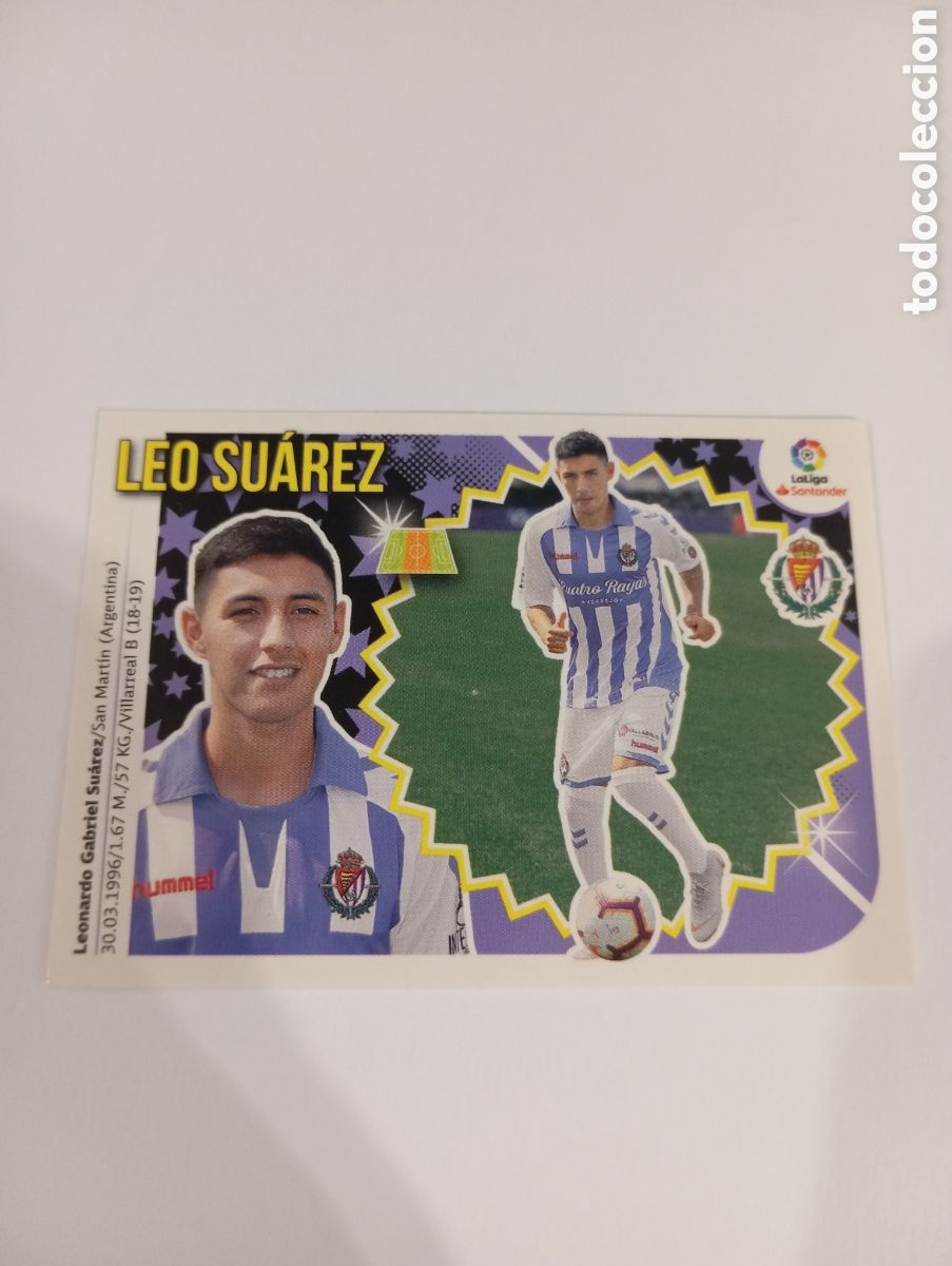 Cromos de Futebol: Leo Su&aacute;rez 11 BIS Valladolid liga este 18-19 panini 2018 2019